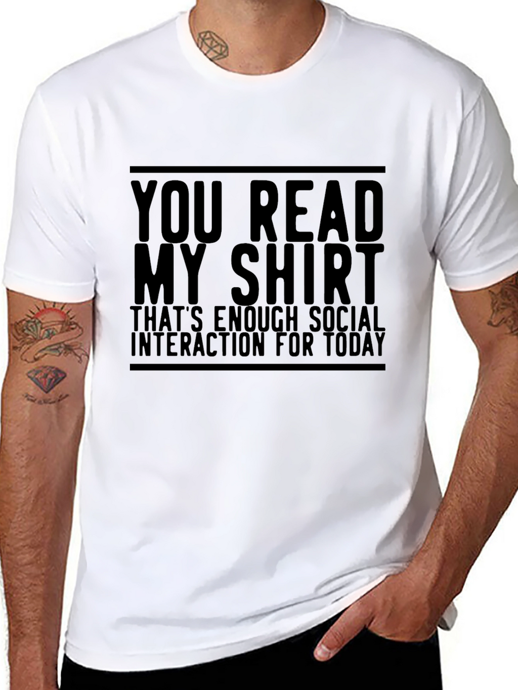 Funny Sarcastic Social Interaction T-Shirt