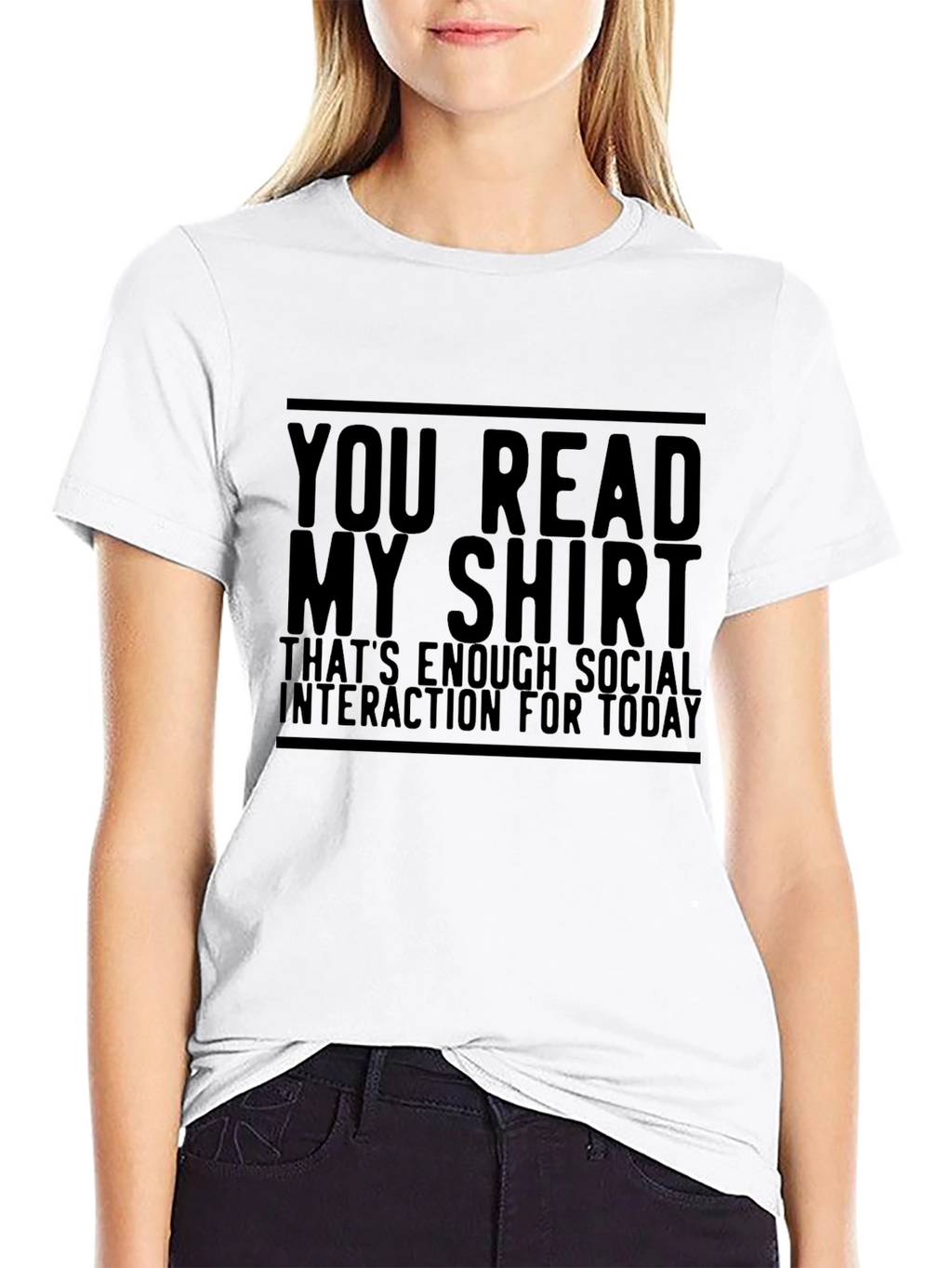 Funny Sarcastic Social Interaction T-Shirt