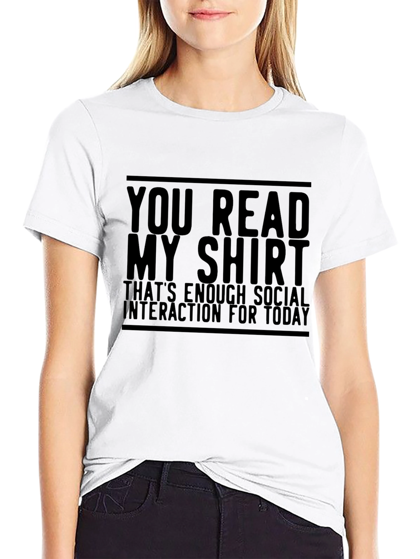 Funny Sarcastic Social Interaction T-Shirt