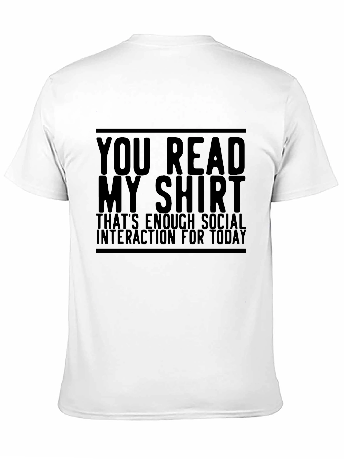 Funny Sarcastic Social Interaction T-Shirt