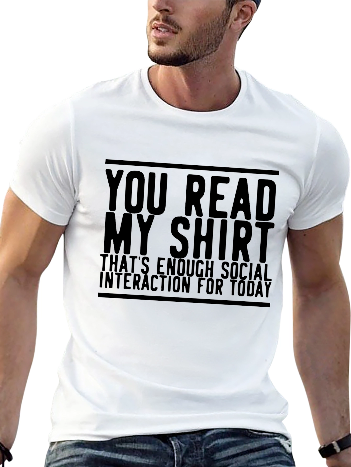 Funny Sarcastic Social Interaction T-Shirt
