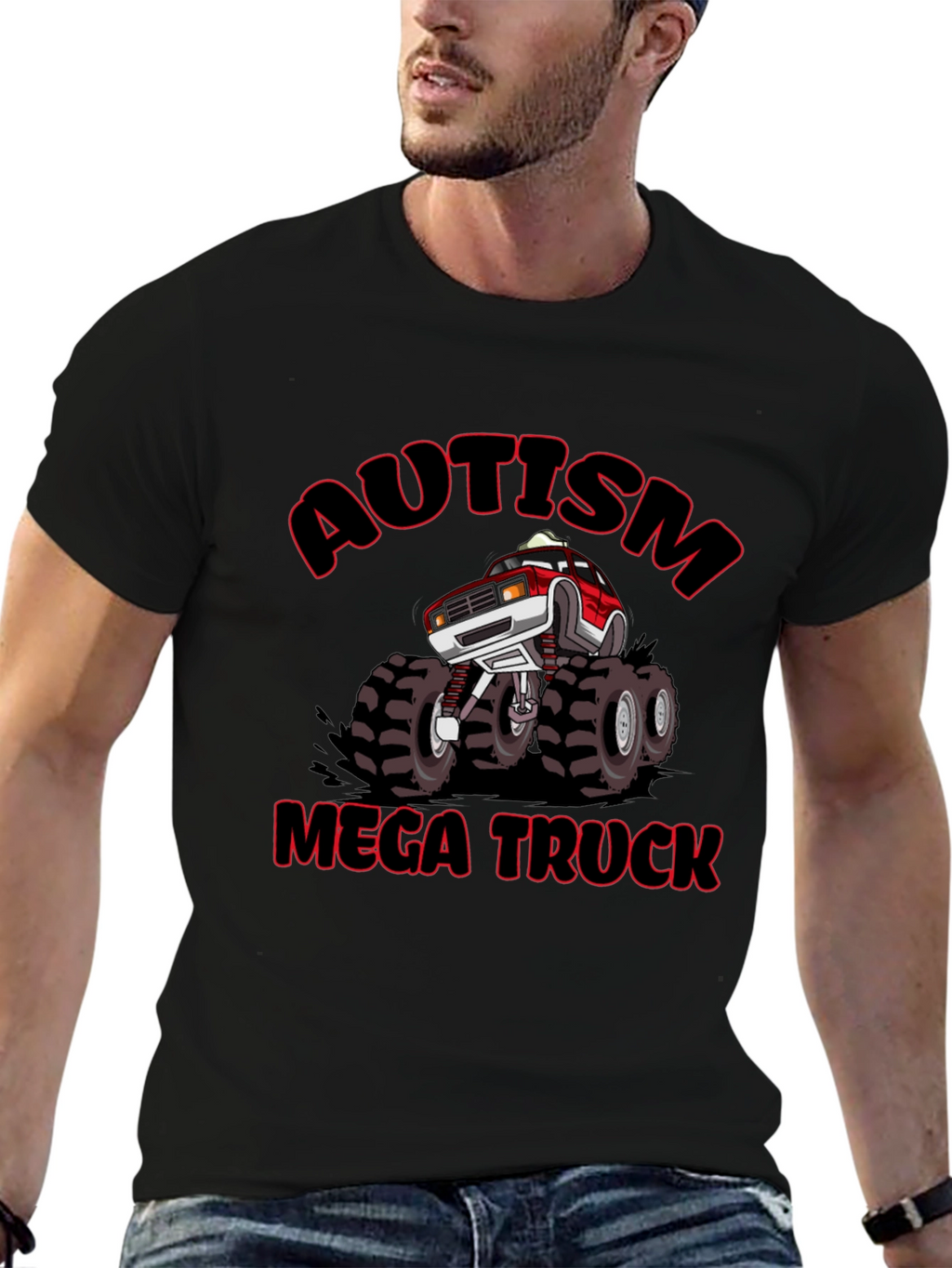 Autism Mega Truck T-Shirt