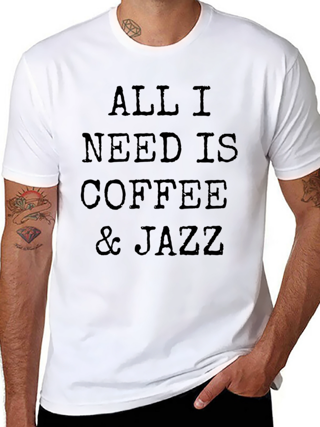 Coffee & Jazz Graphic Tee