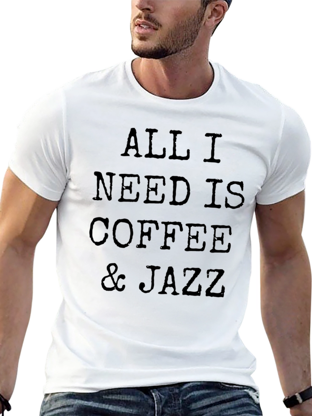 Coffee & Jazz Graphic Tee