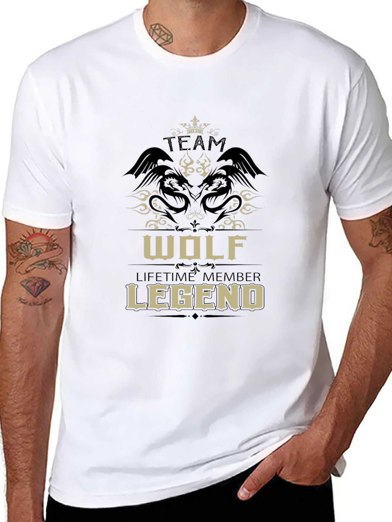 Wolf Legend T-Shirt - Lifetime Member Tee