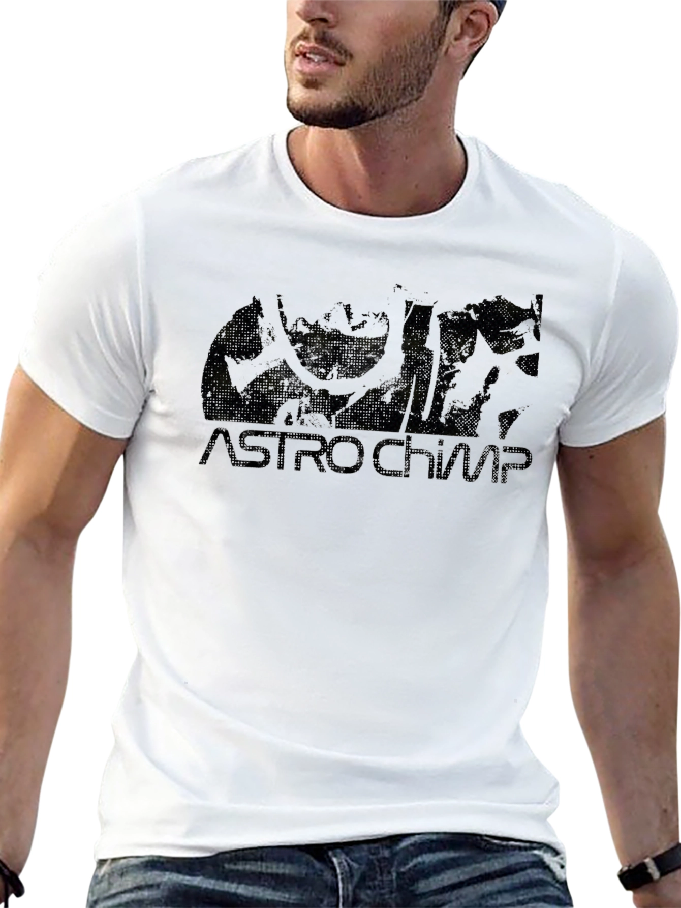 Astro Champ Black Graphic T-Shirt