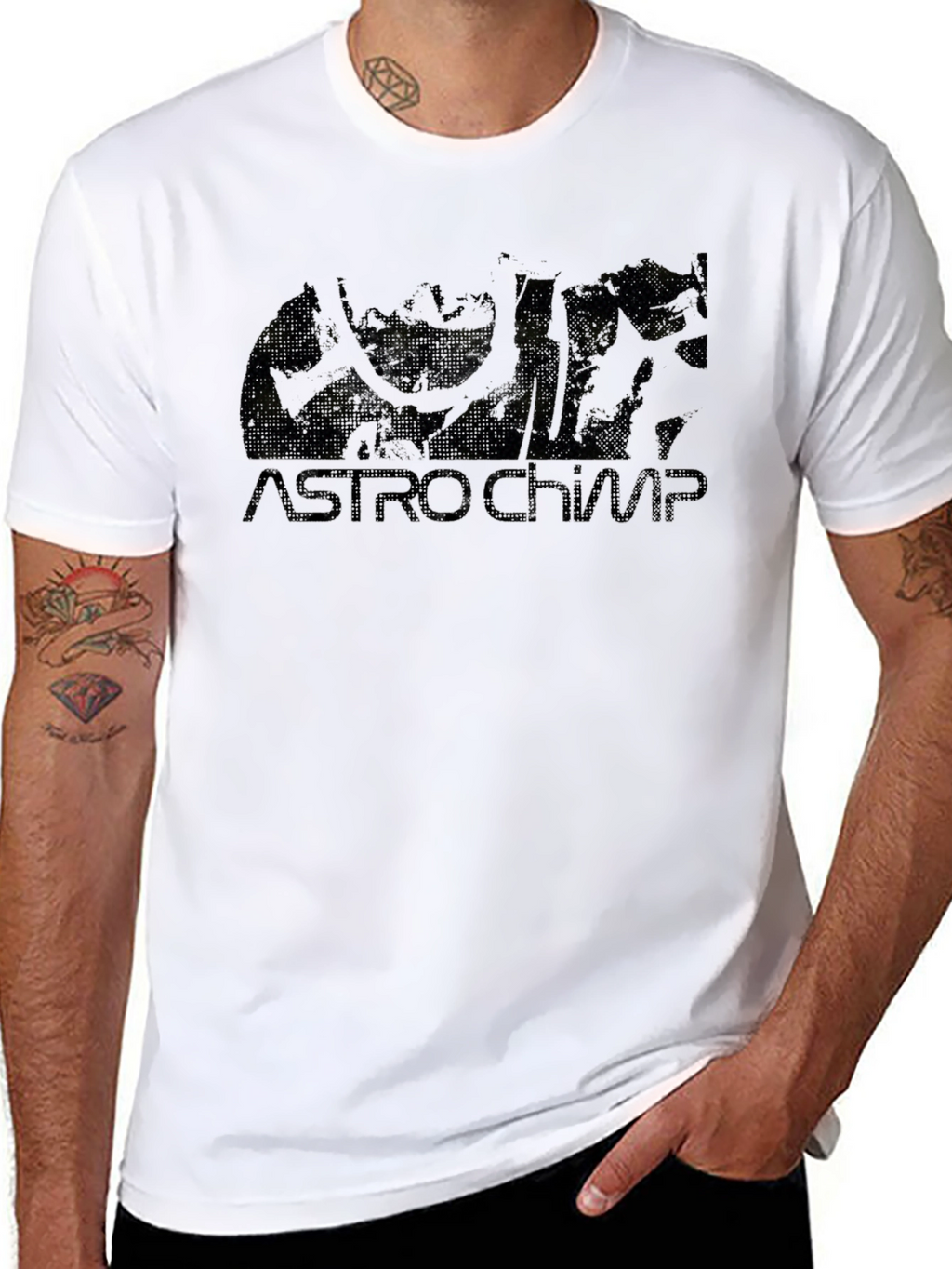 Astro Champ Black Graphic T-Shirt