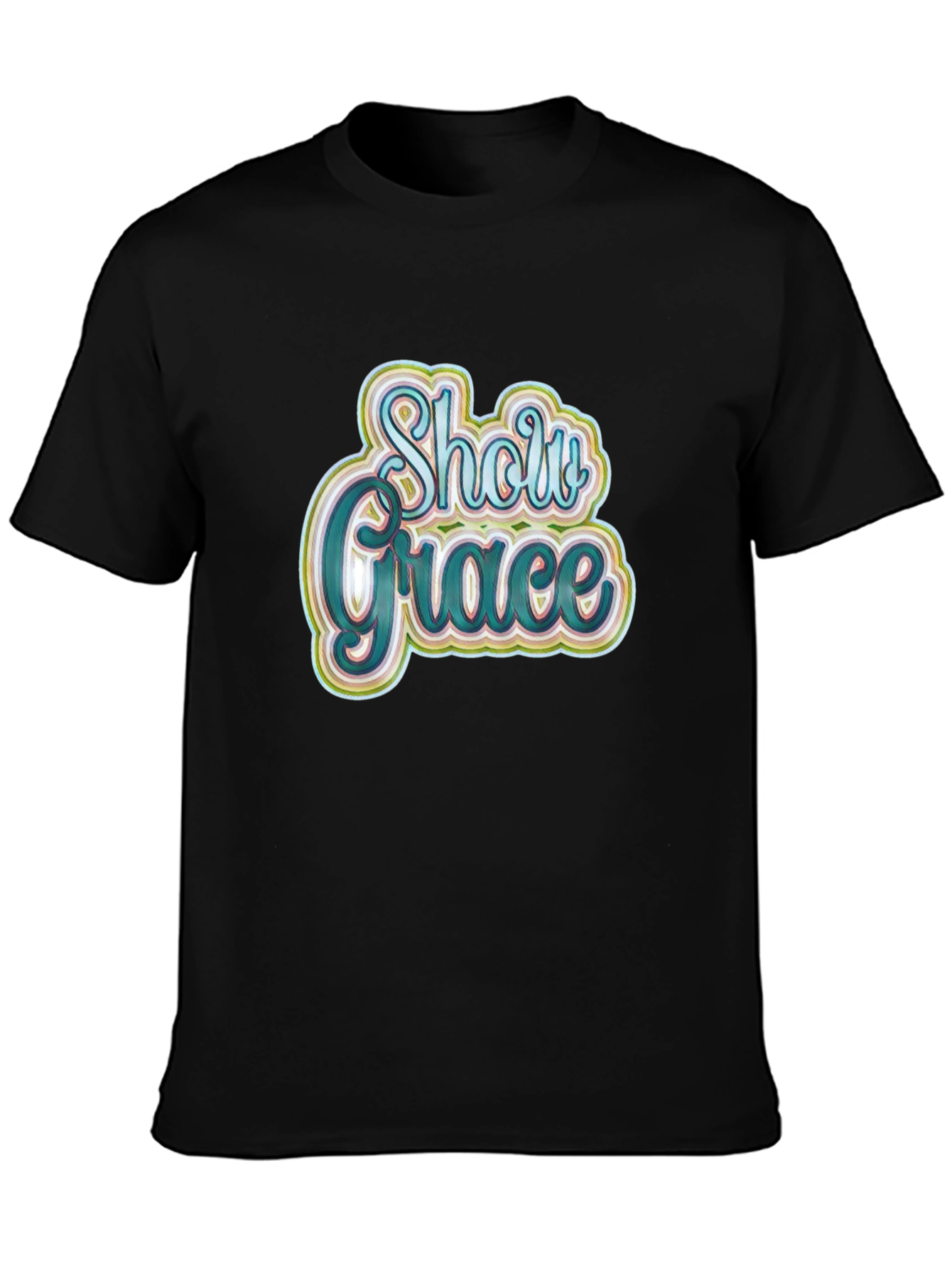 Show Grace Black Graphic T-Shirt