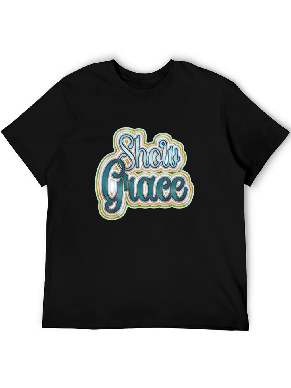 Show Grace Black Graphic T-Shirt