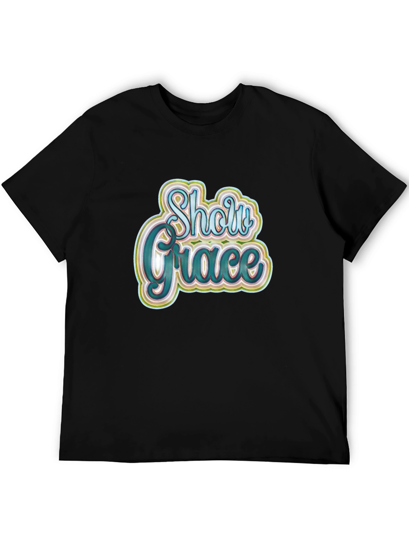 Show Grace Black Graphic T-Shirt