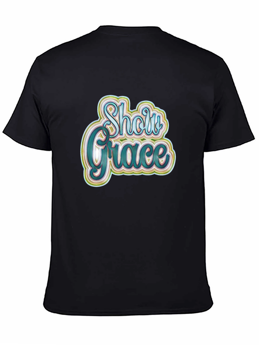 Show Grace Black Graphic T-Shirt