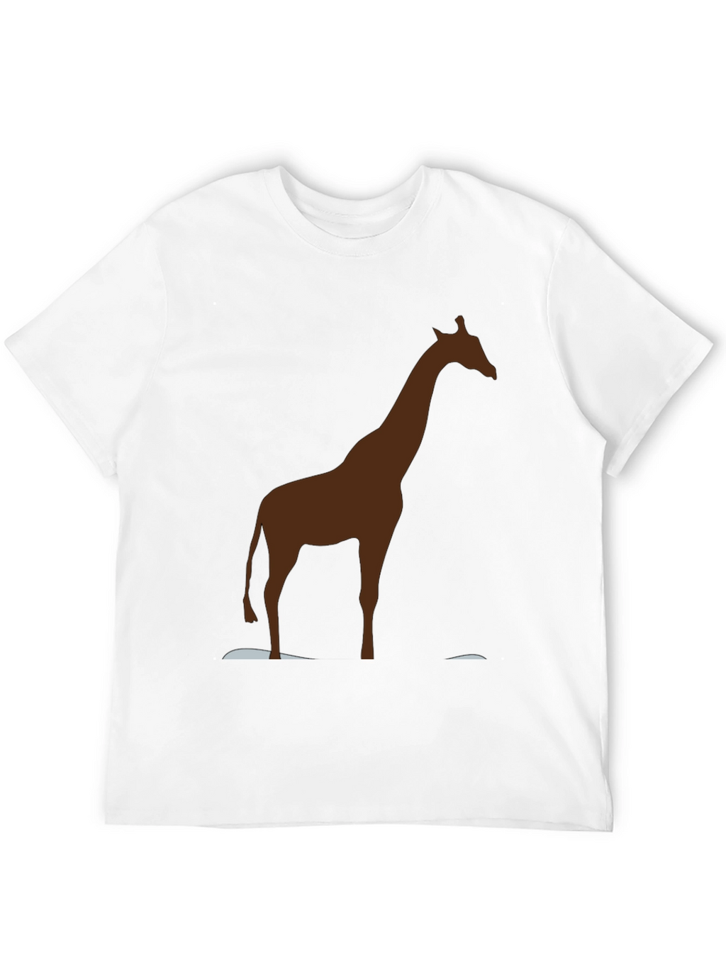 Giraffe Graphic Tee - Mens Black T-Shirt