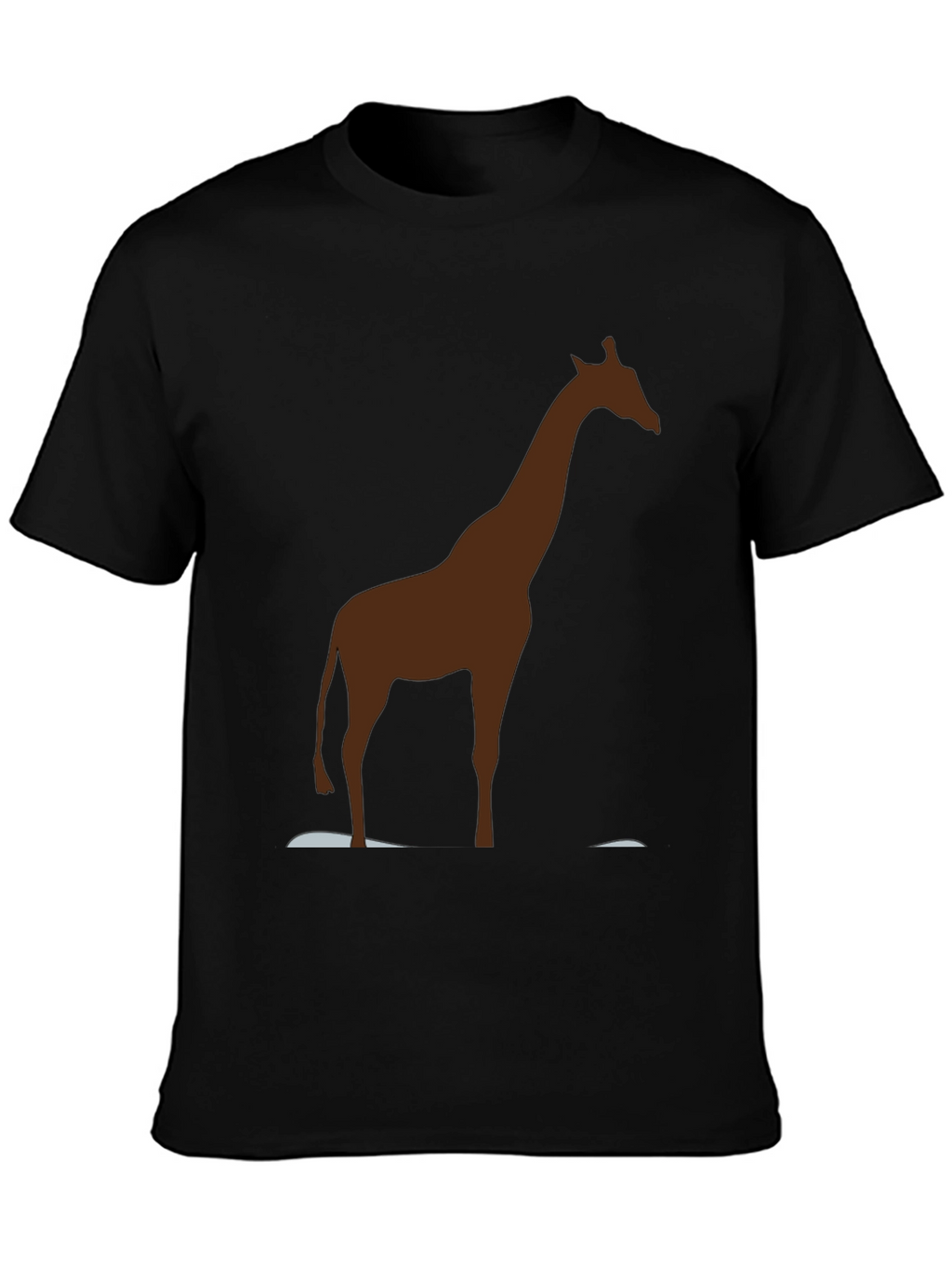 Giraffe Graphic Tee - Mens Black T-Shirt