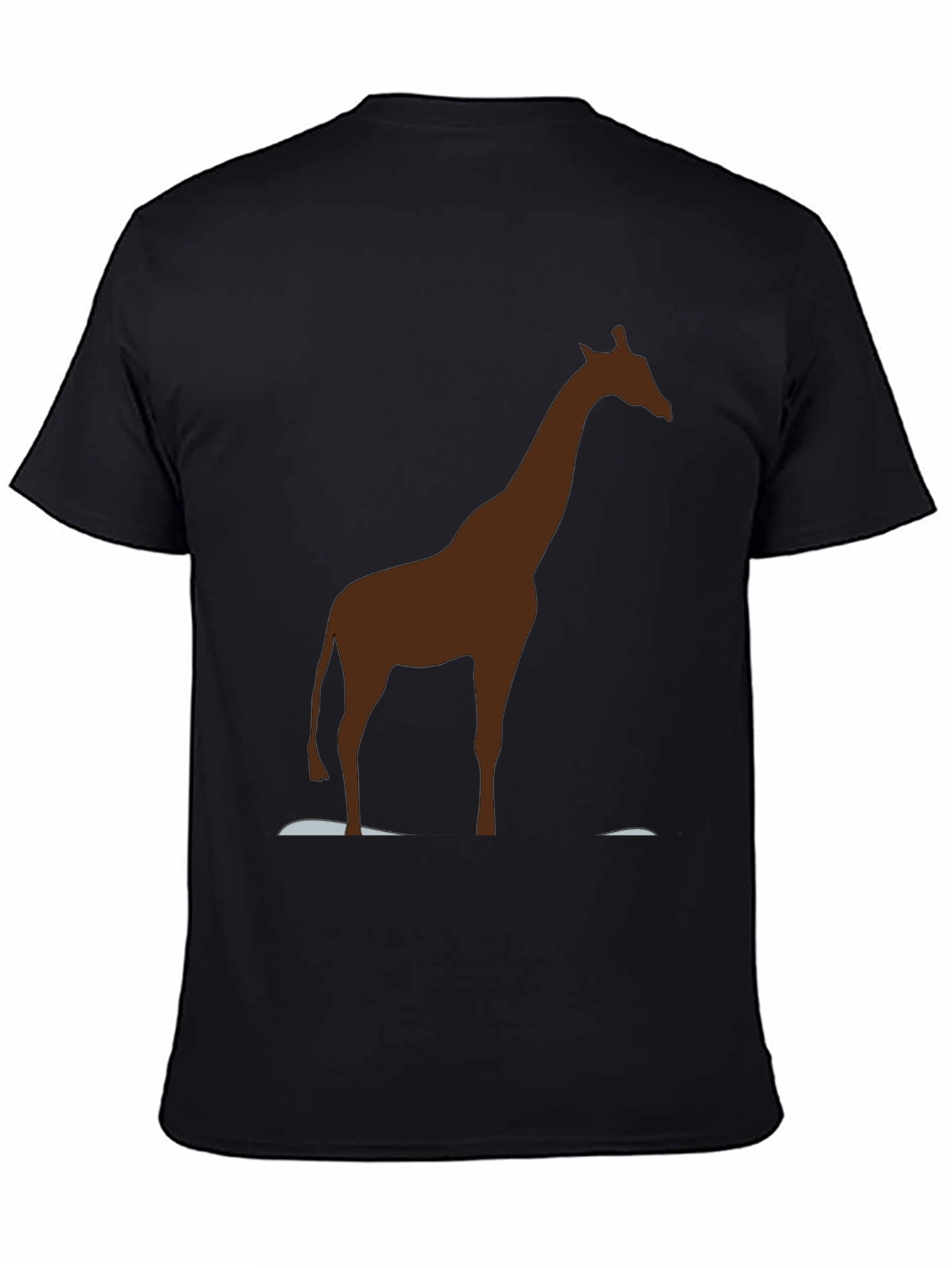 Giraffe Graphic Tee - Mens Black T-Shirt