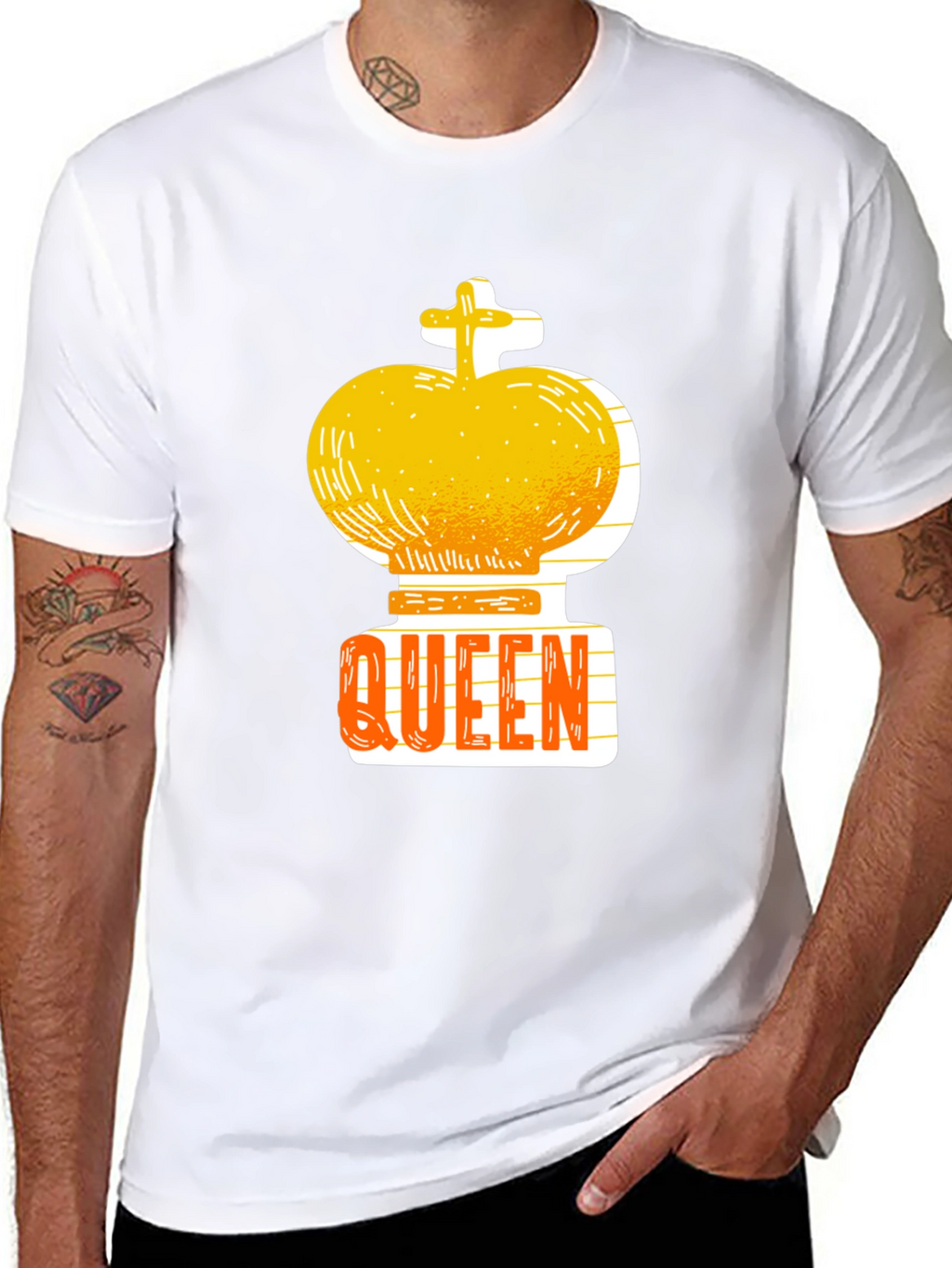 Queen Chess Piece Graphic Tee