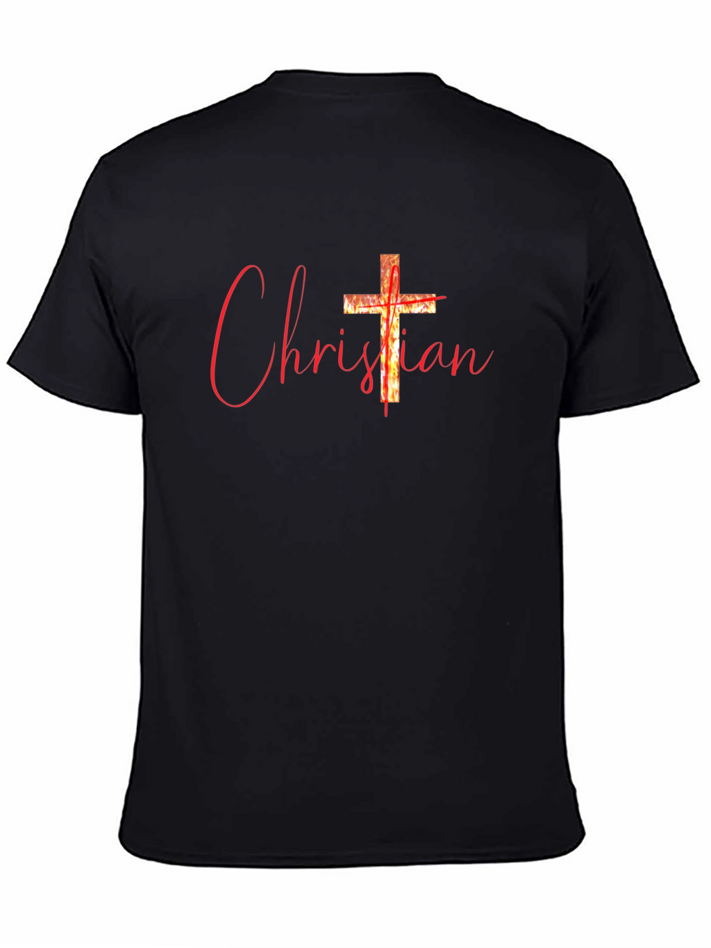 Christian Cross Graphic Tee - Religious Faith T-Shirt