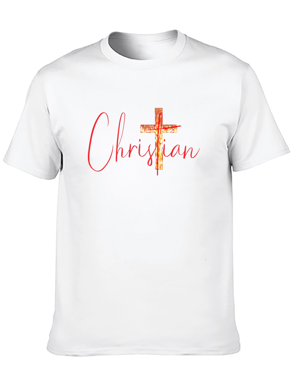 Christian Cross Graphic Tee - Religious Faith T-Shirt