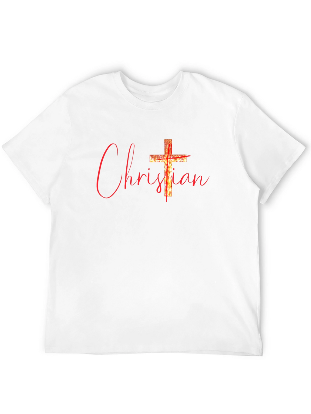 Christian Cross Graphic Tee - Religious Faith T-Shirt