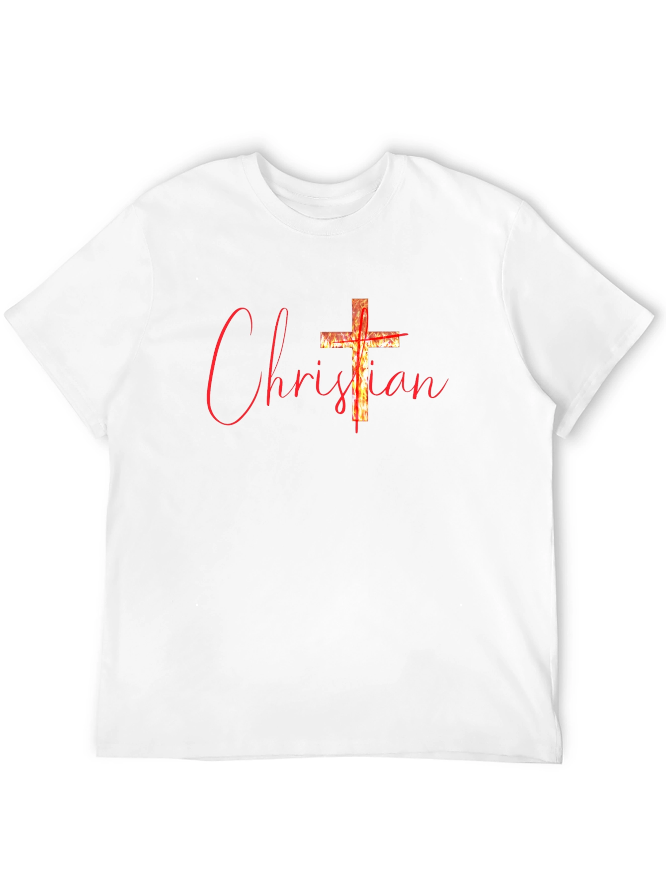 Christian Cross Graphic Tee - Religious Faith T-Shirt