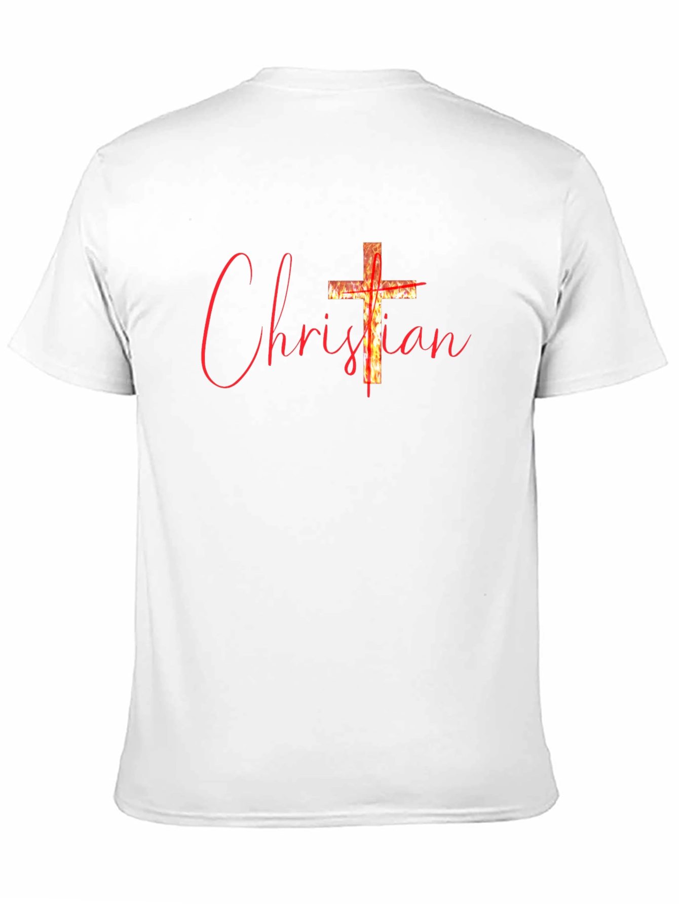 Christian Cross Graphic Tee - Religious Faith T-Shirt