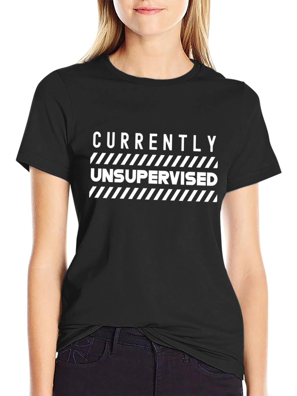 Currently Unsupervised Graphic T-Shirt