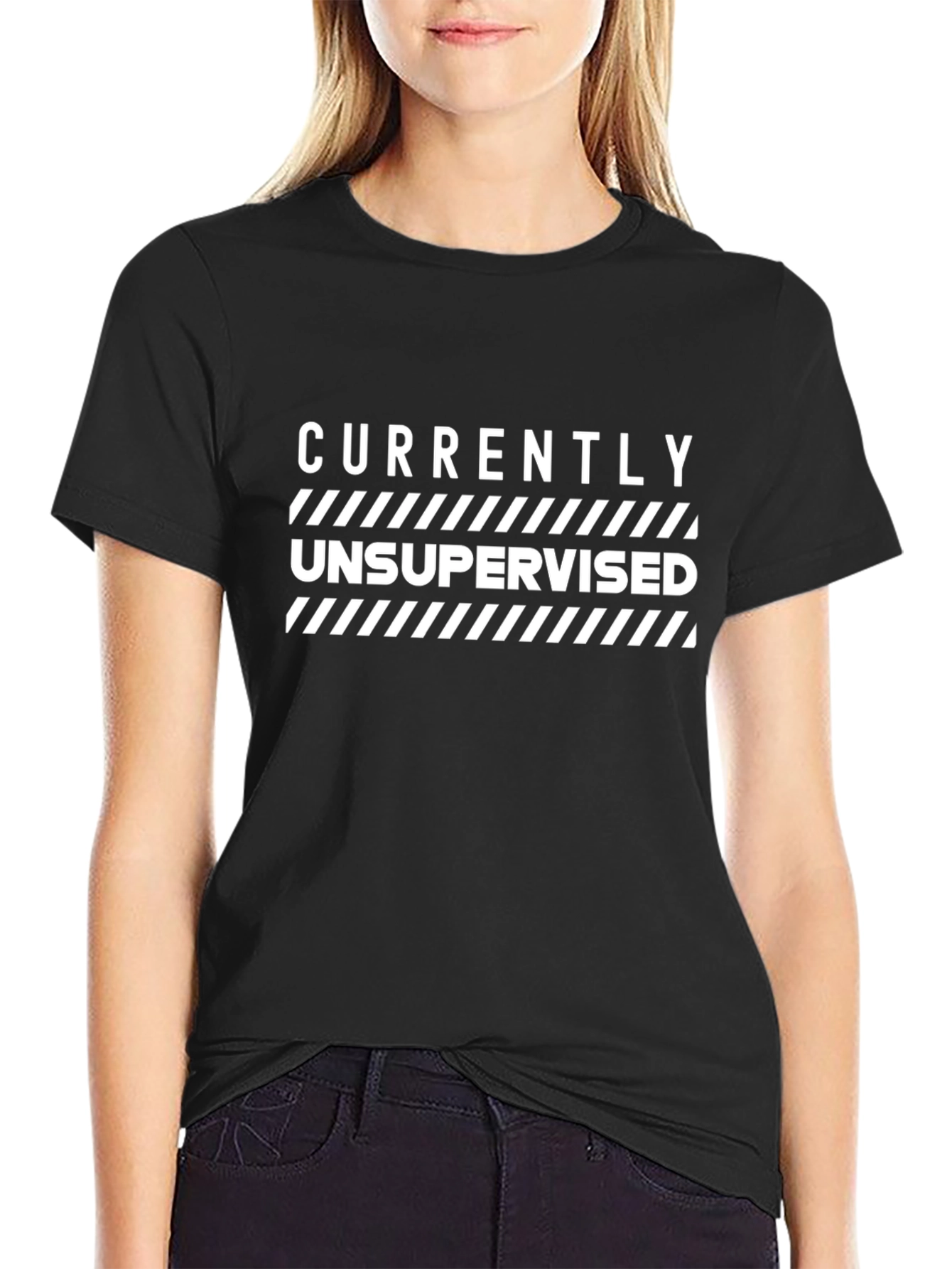 Currently Unsupervised Graphic T-Shirt