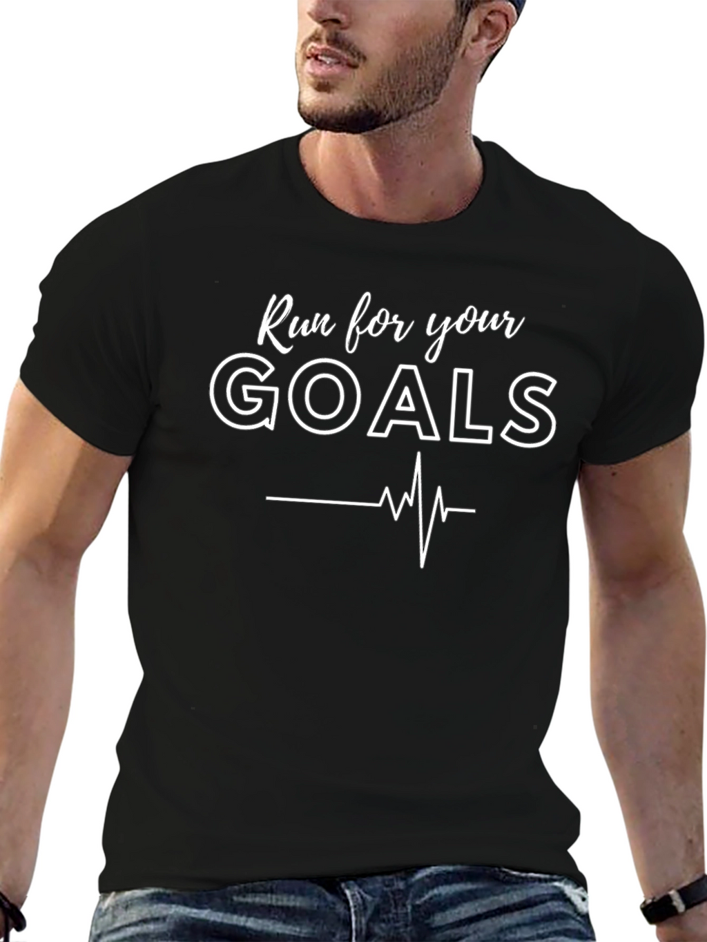 Run for Your Goals Graphic T-Shirt
