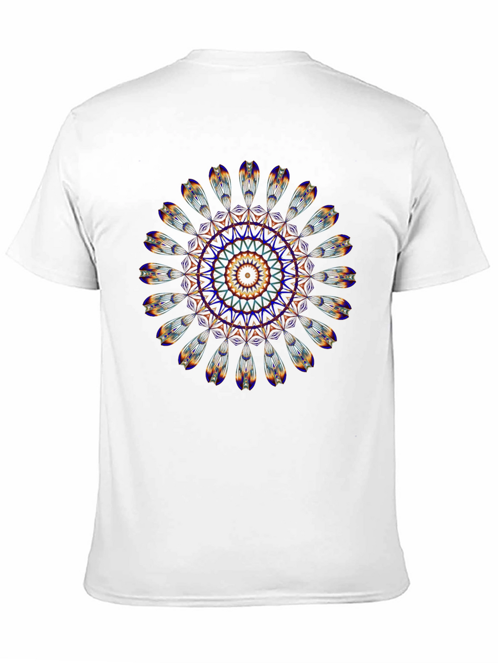 Mandala Graphic Print Black T-Shirt