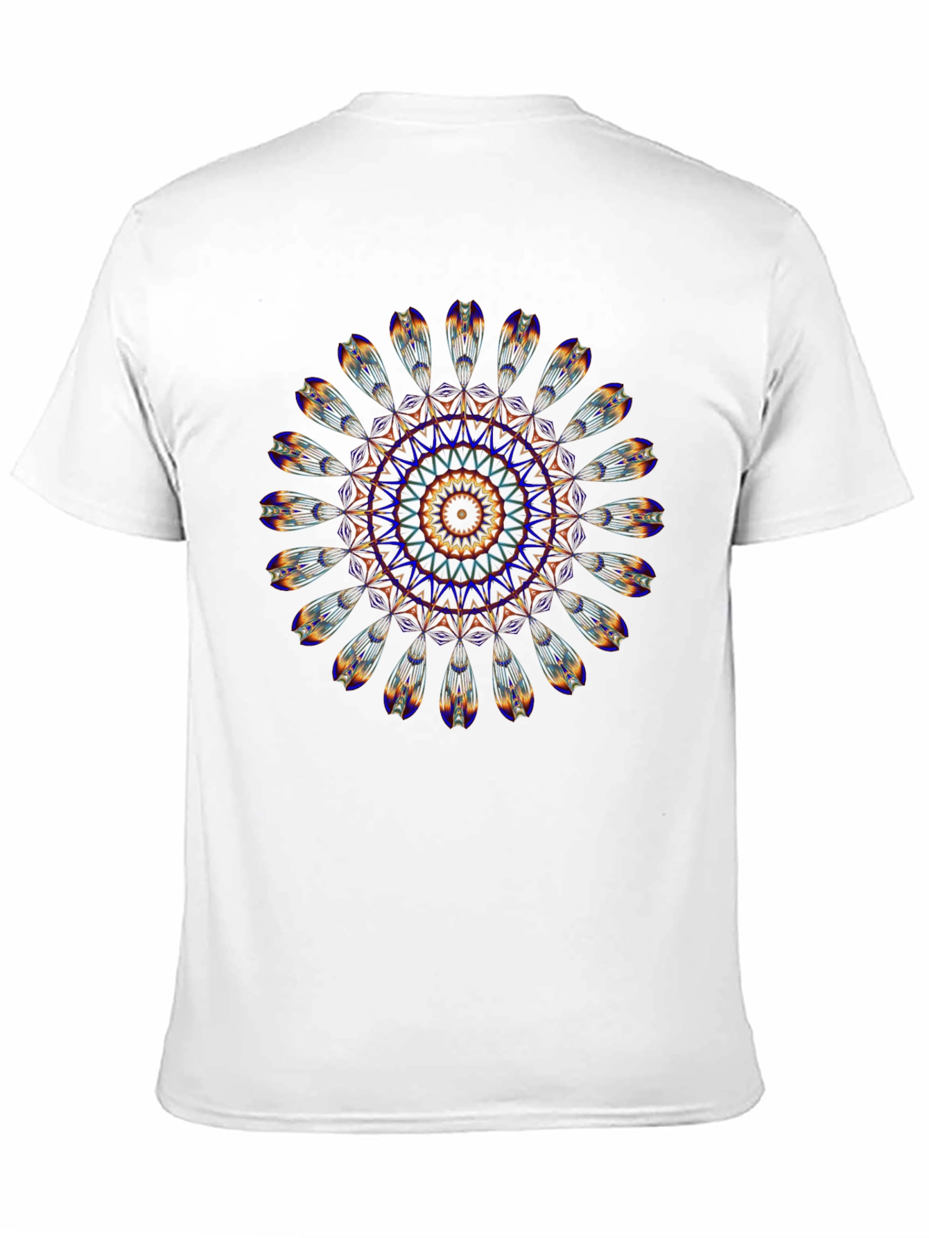 Mandala Graphic Print Black T-Shirt