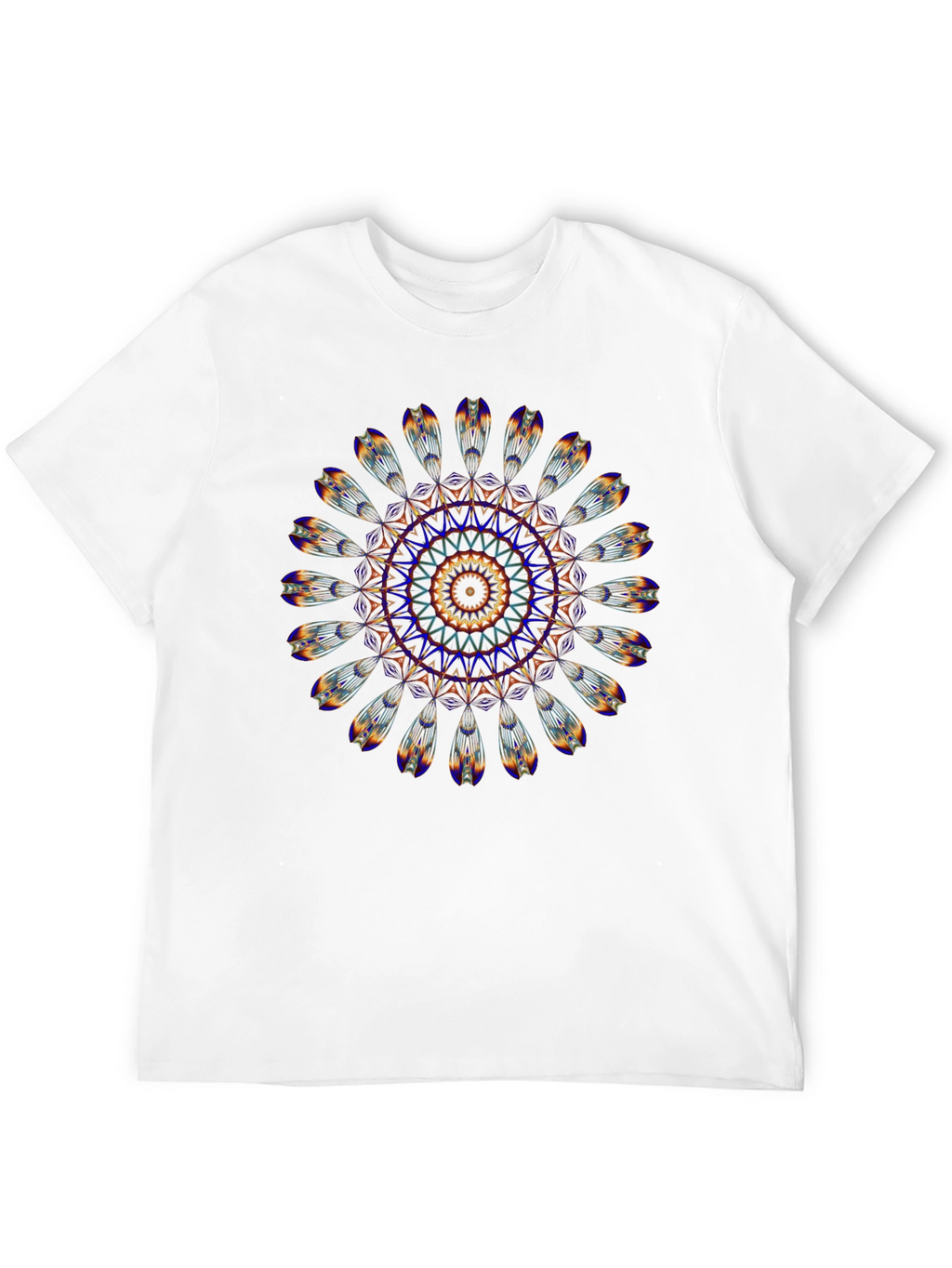 Mandala Graphic Print Black T-Shirt