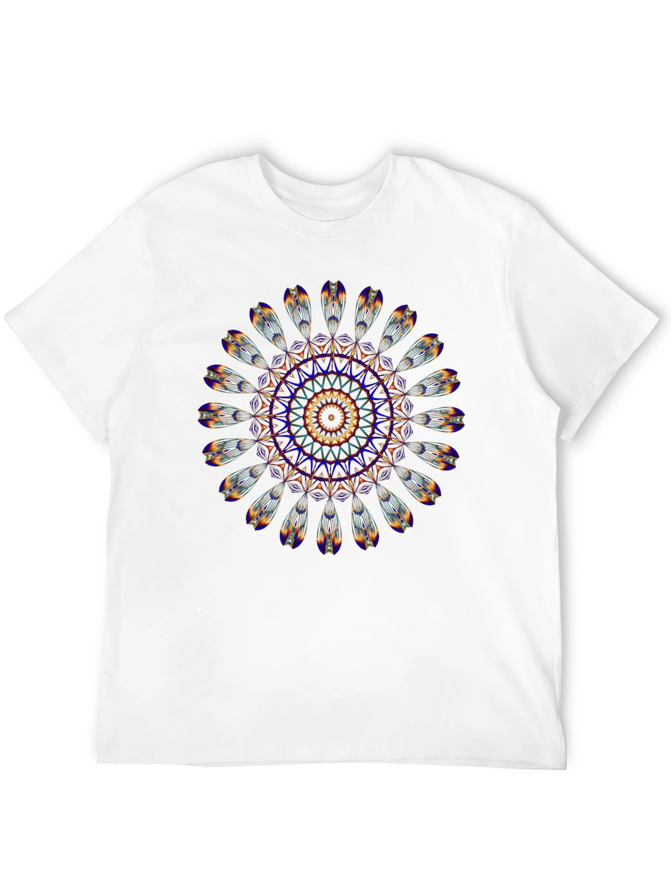 Mandala Graphic Print Black T-Shirt