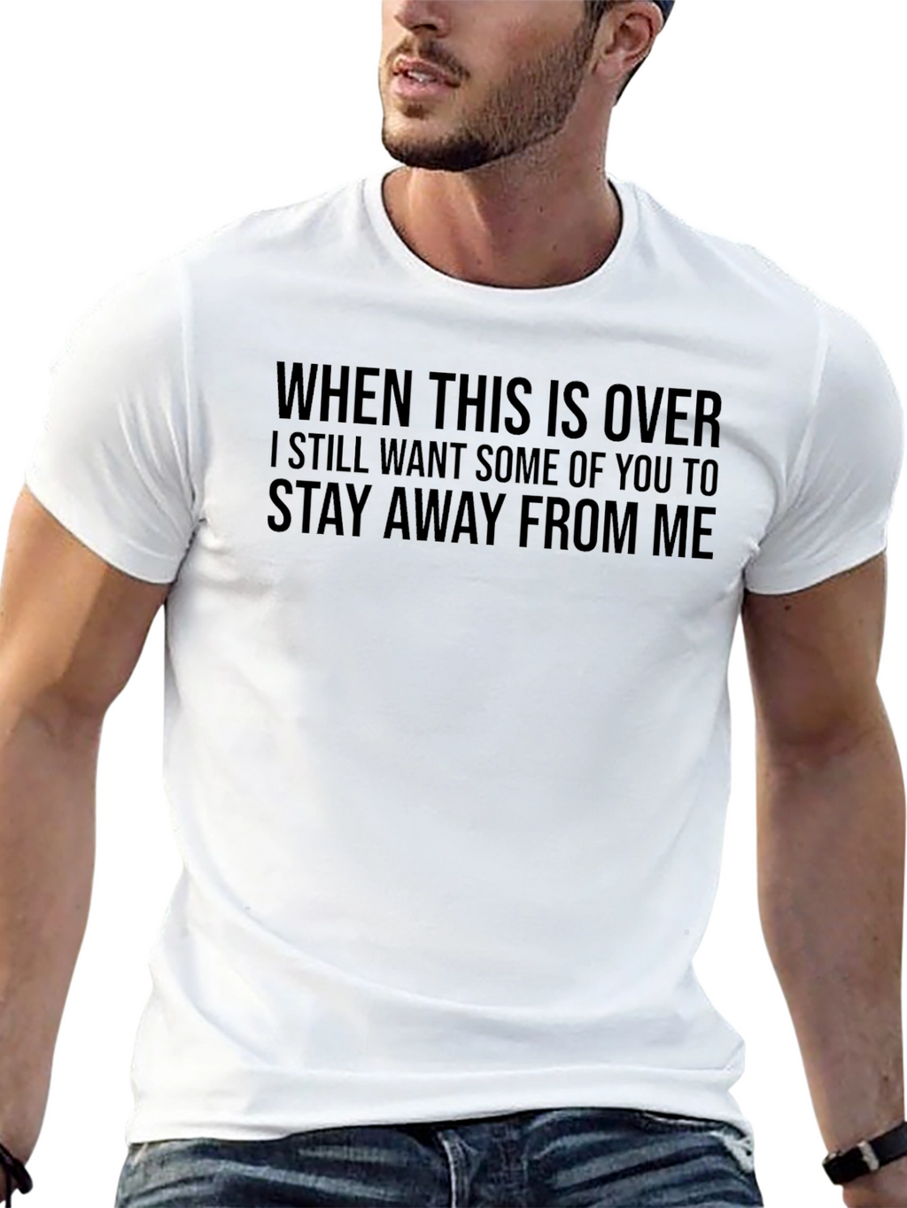 Funny Stay Away From Me Graphic T-Shirt