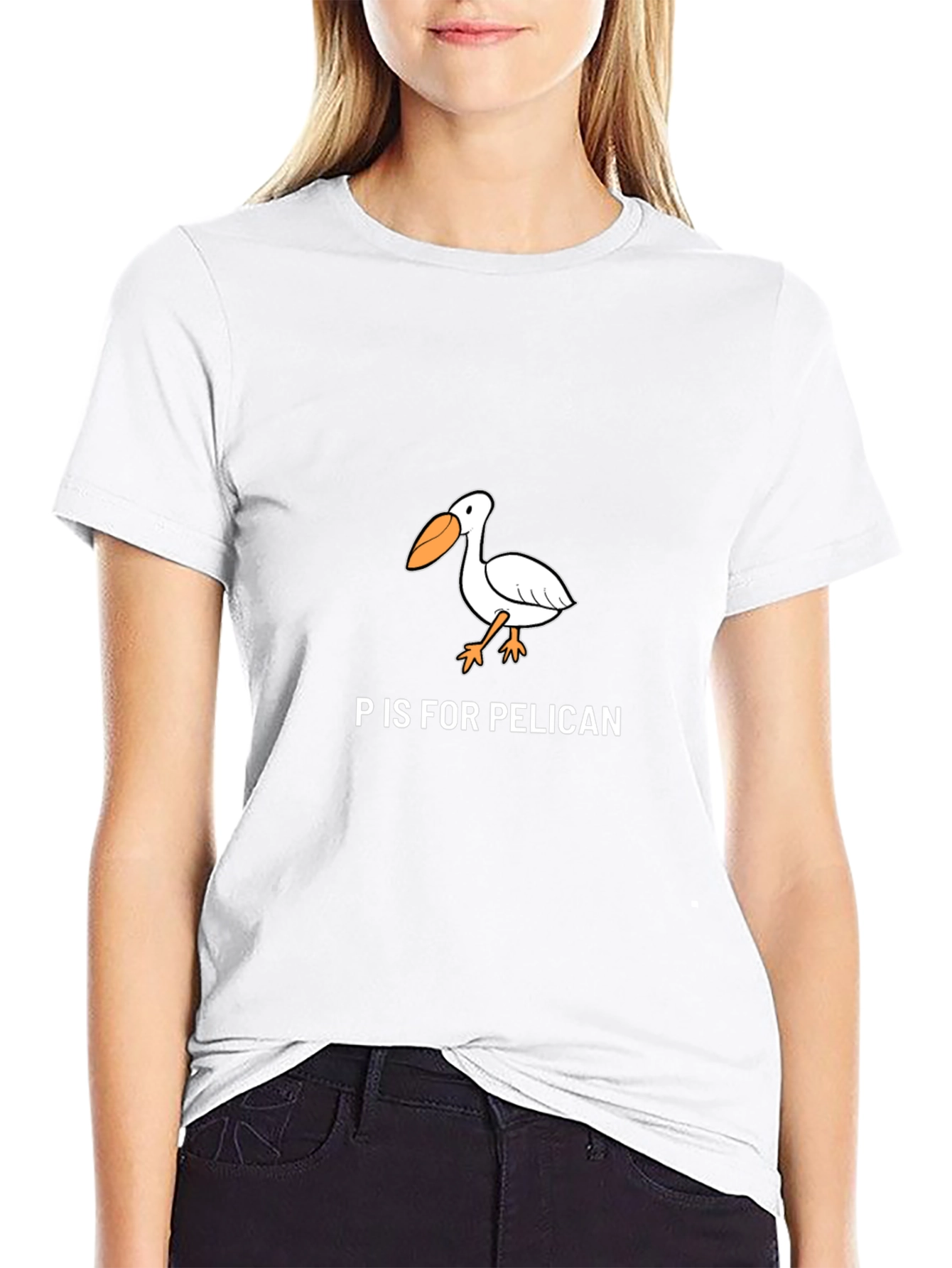 P is for Pelican Graphic T-Shirt