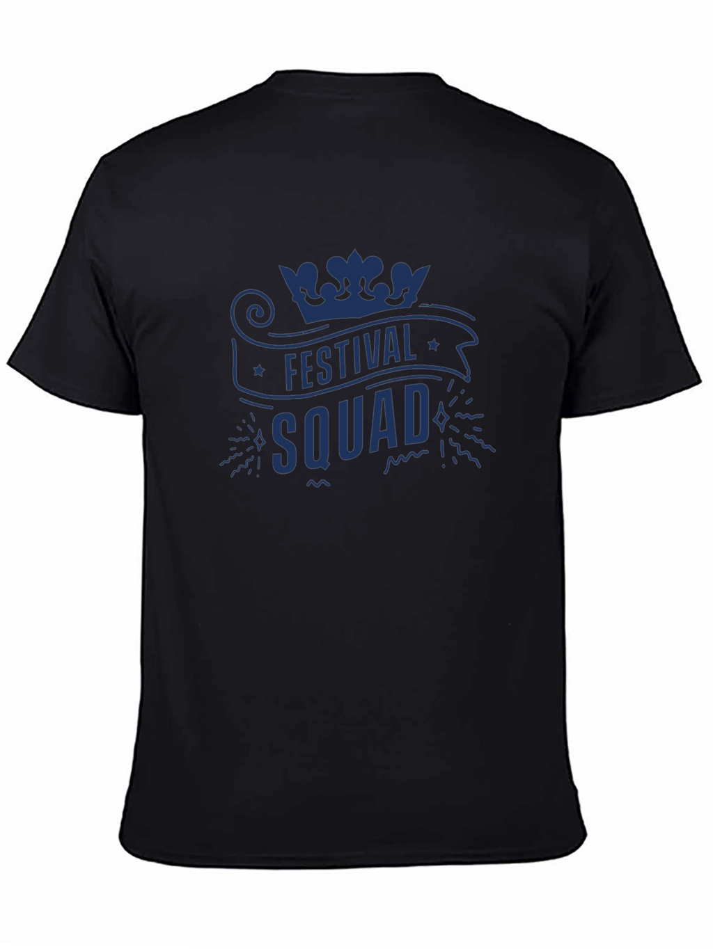 Festival Squad Graphic Tee - Mens Black T-Shirt