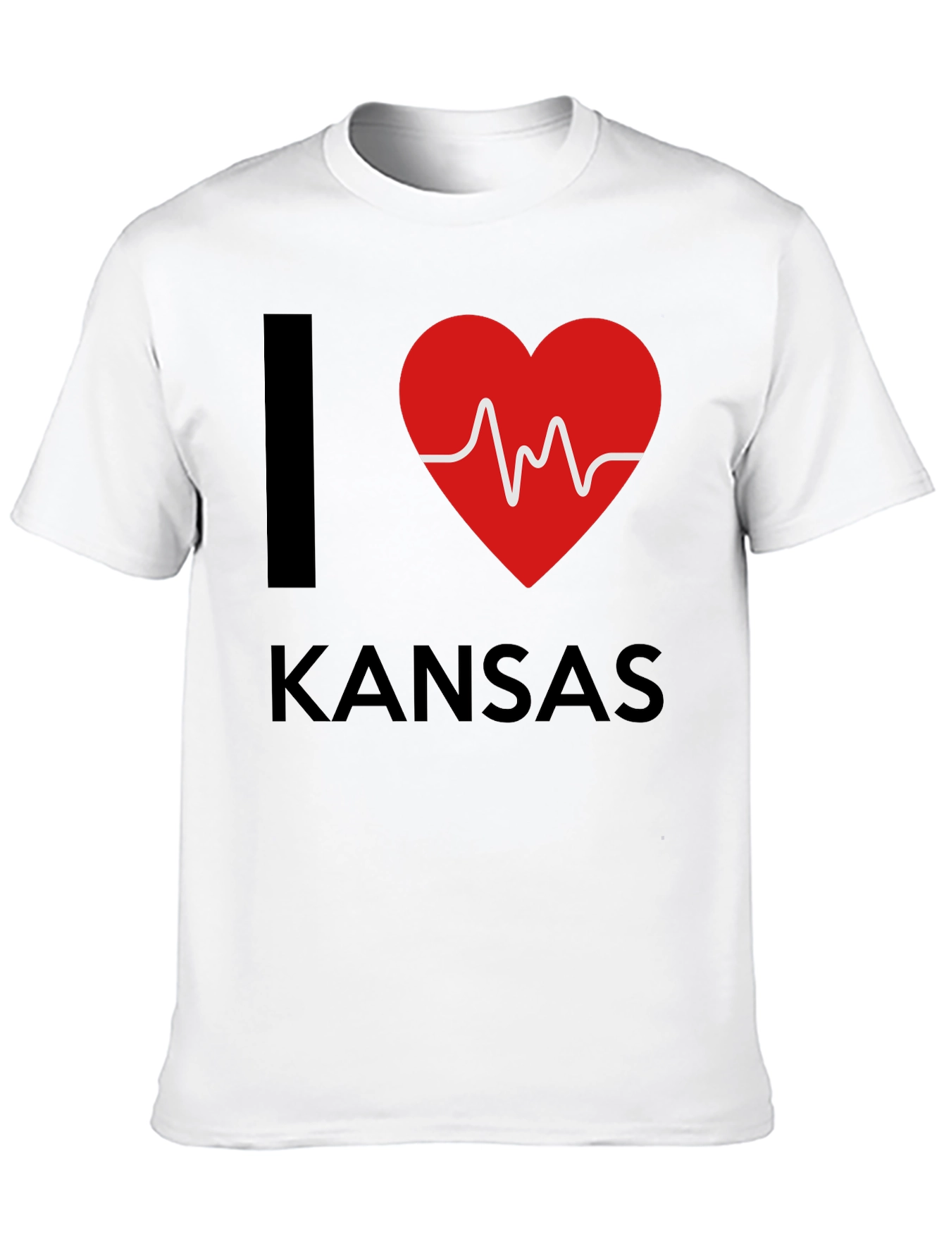 I Heart Kansas T-Shirt - State Pride Tee