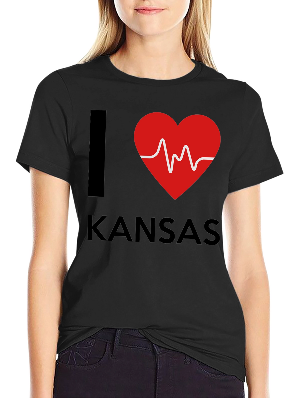 I Heart Kansas T-Shirt - State Pride Tee