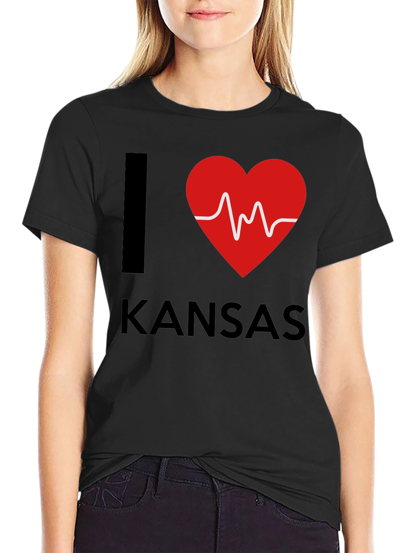 I Heart Kansas T-Shirt - State Pride Tee