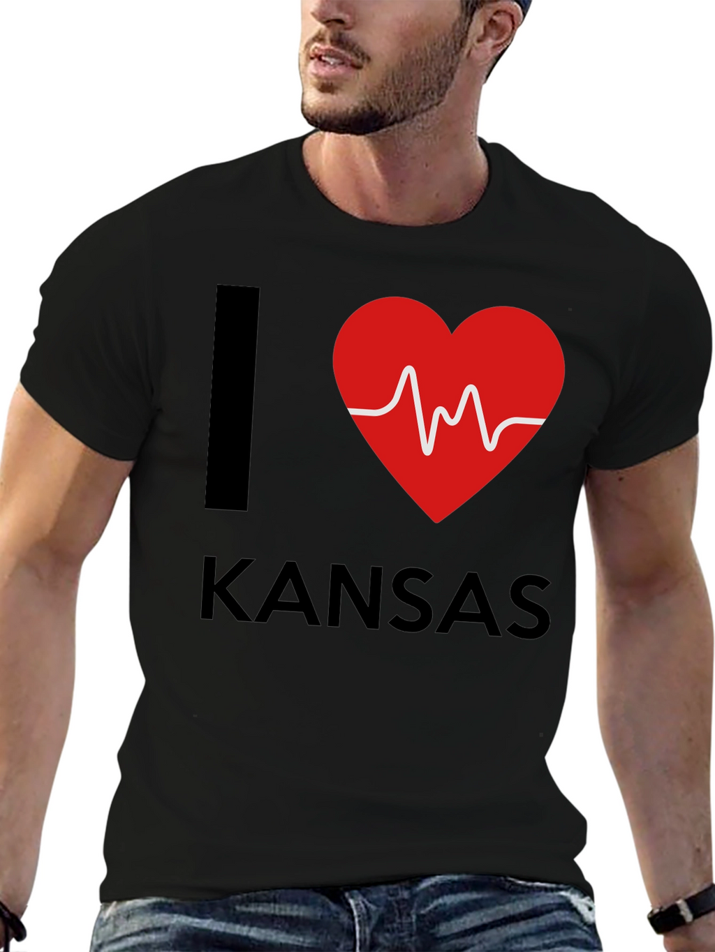 I Heart Kansas T-Shirt - State Pride Tee