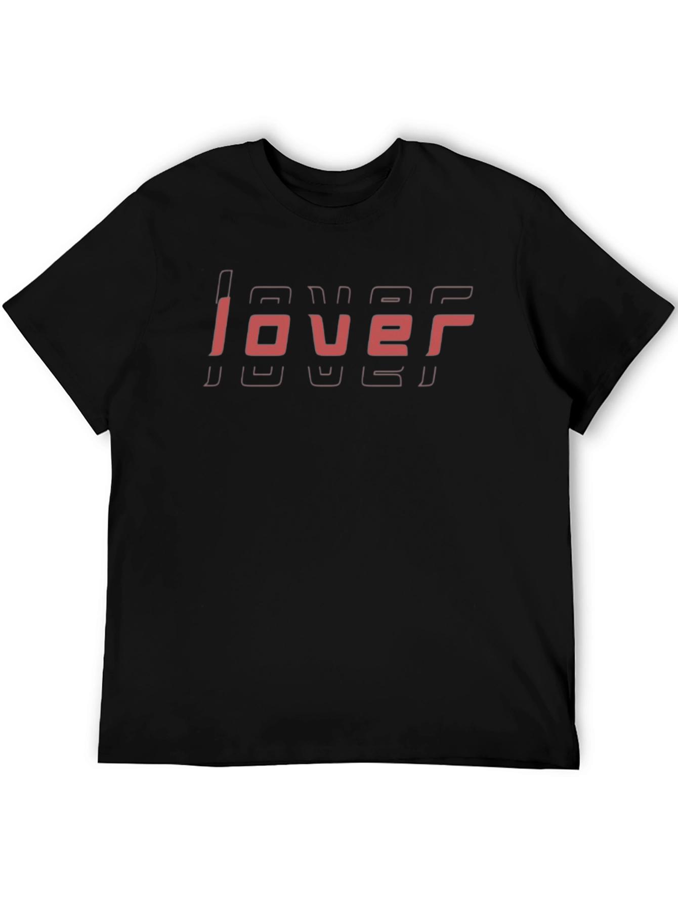 Trendy Black Lover Graphic Tee