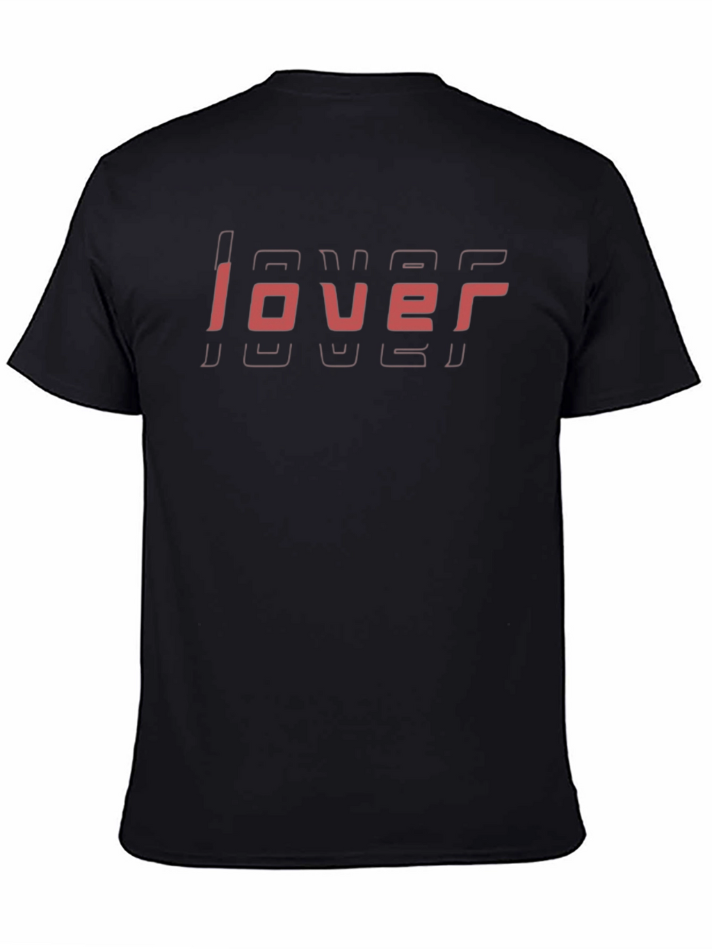 Trendy Black Lover Graphic Tee