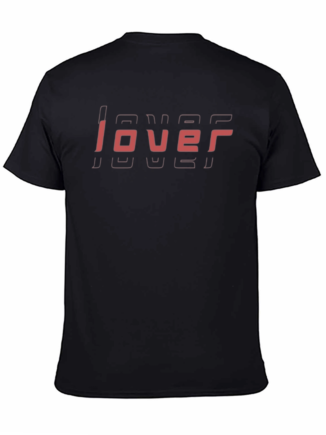 Trendy Black Lover Graphic Tee