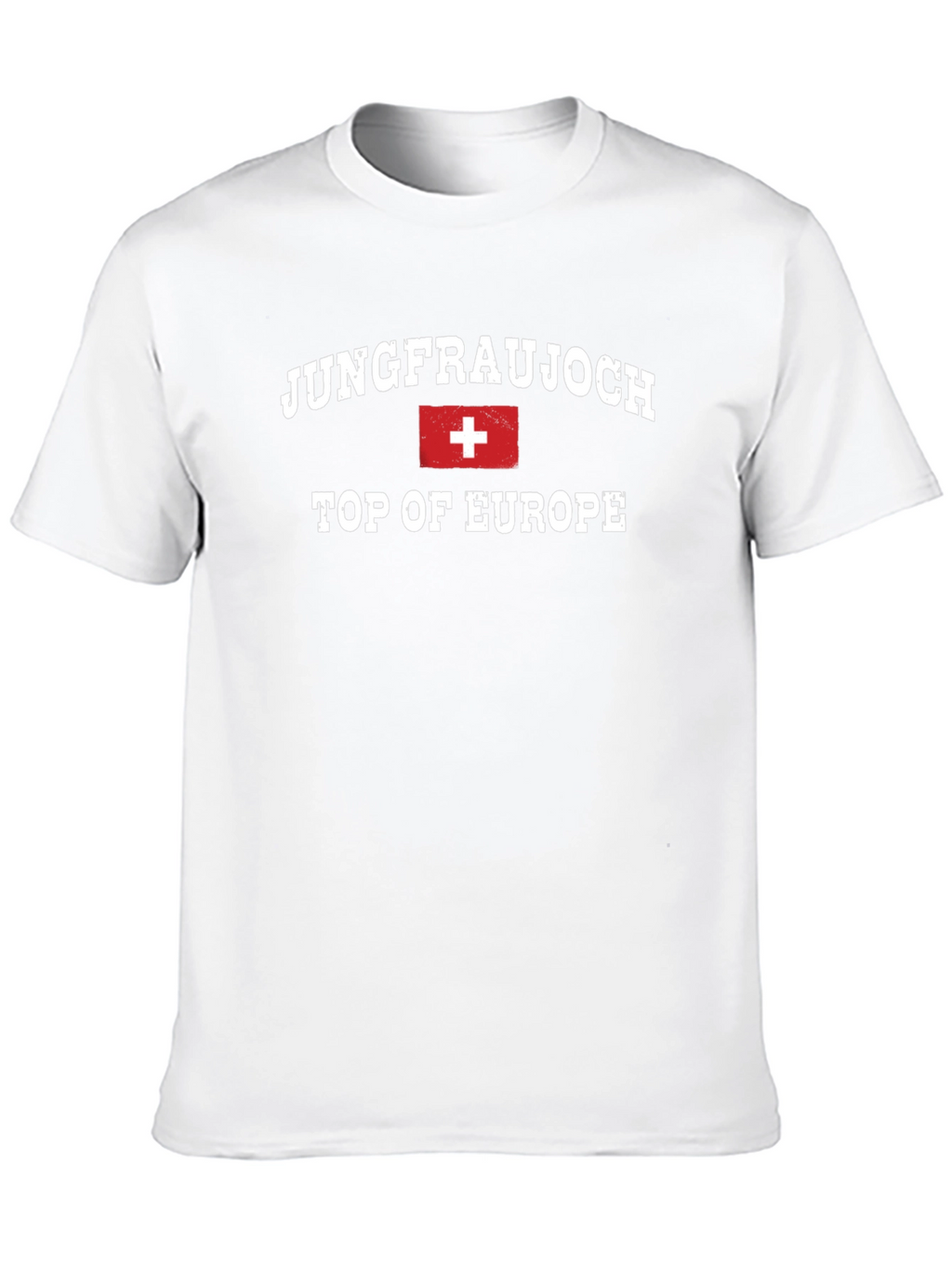 Jungfraujoch Top of Europe Black T-Shirt