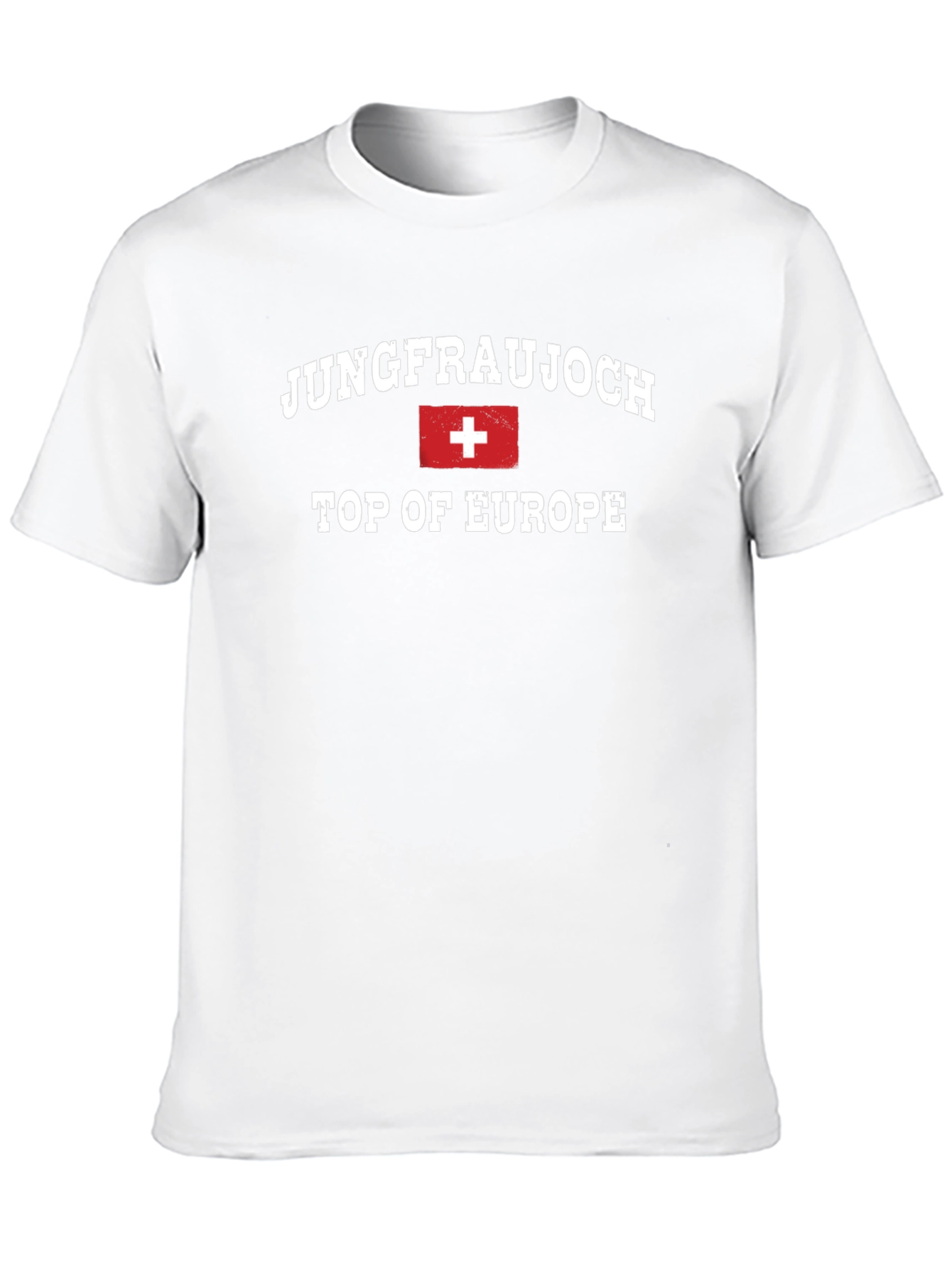 Jungfraujoch Top of Europe Black T-Shirt