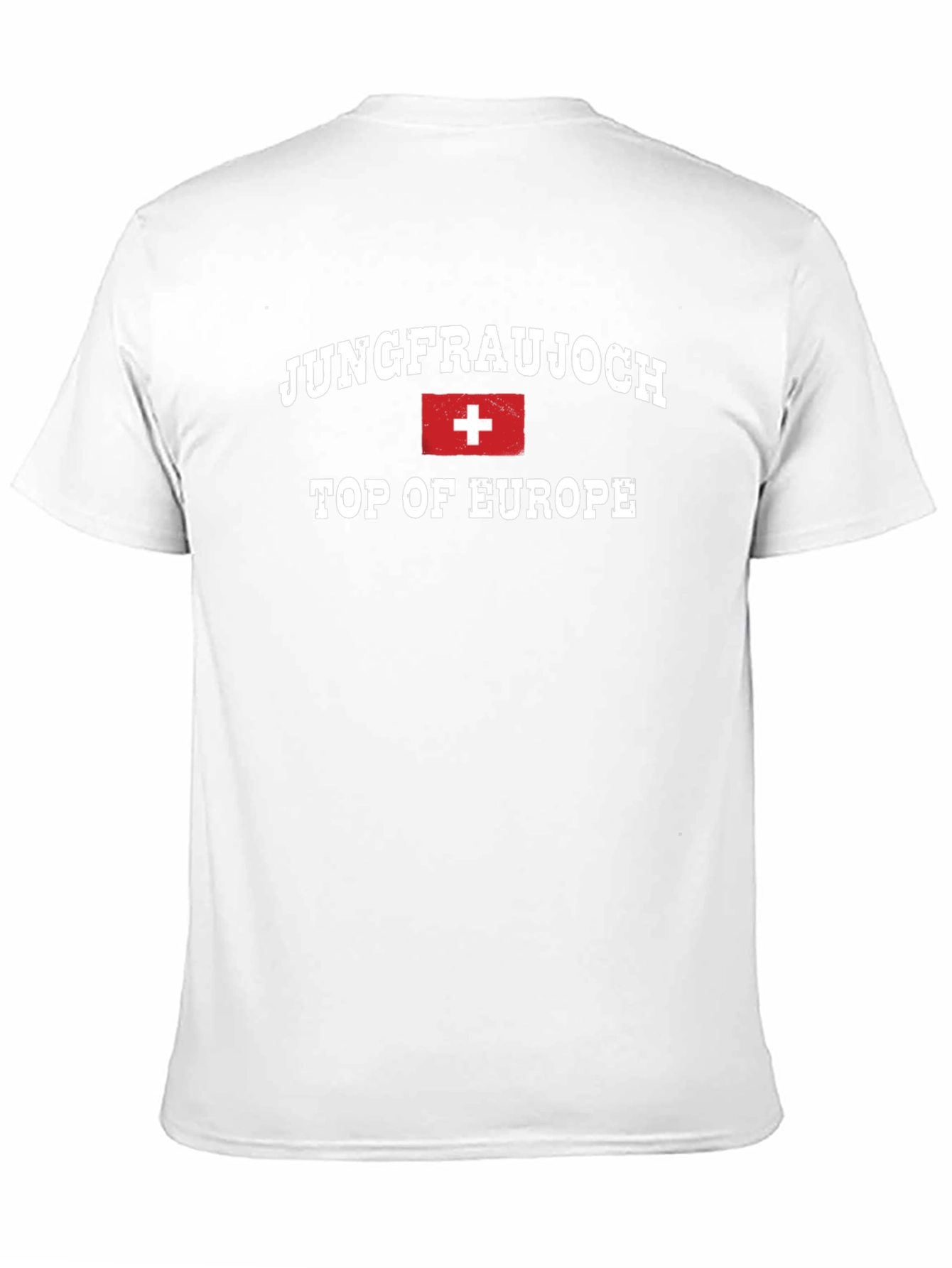 Jungfraujoch Top of Europe Black T-Shirt