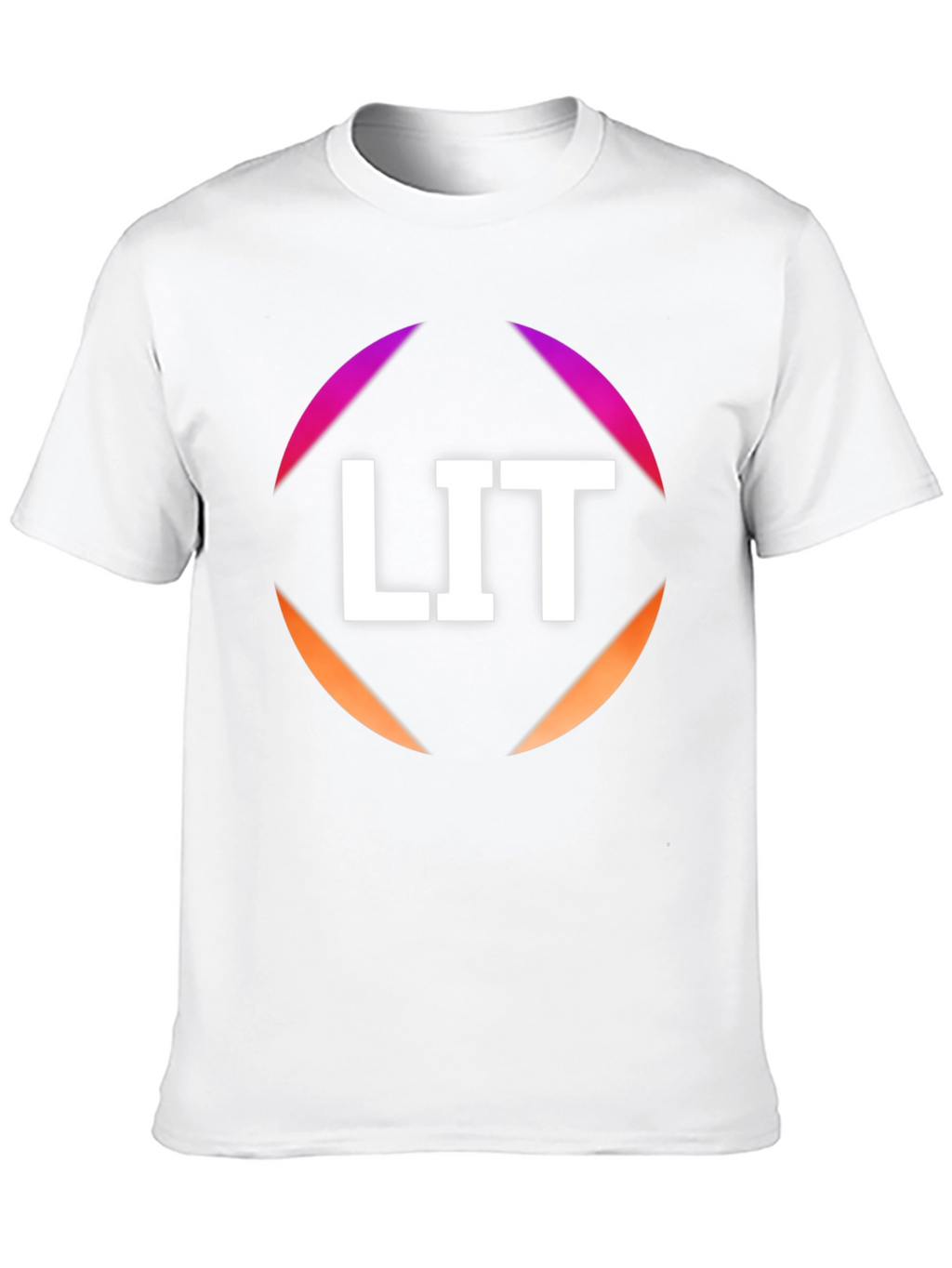 LIT Graphic Tee - Stylish Black Cotton T-Shirt