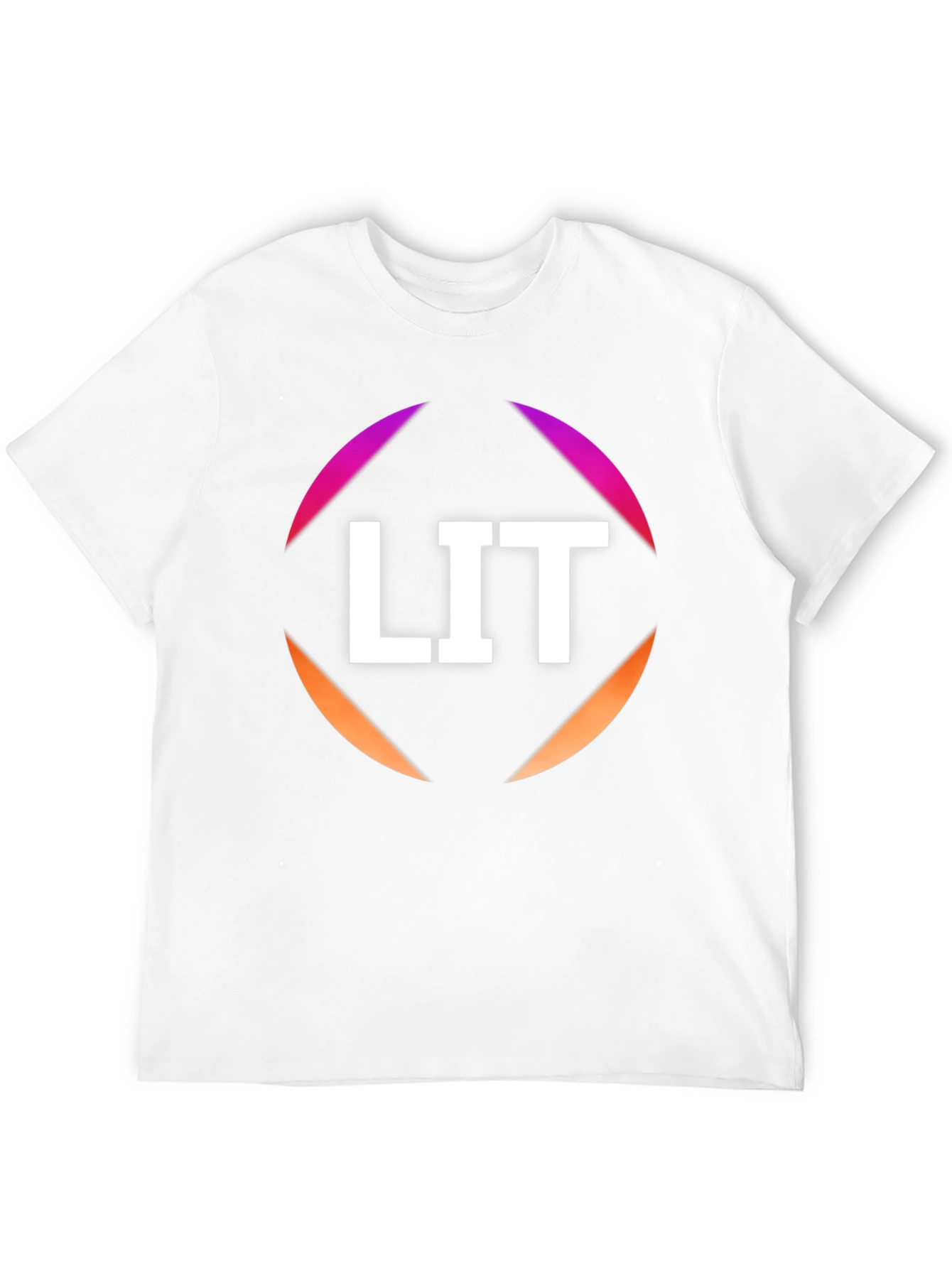 LIT Graphic Tee - Stylish Black Cotton T-Shirt