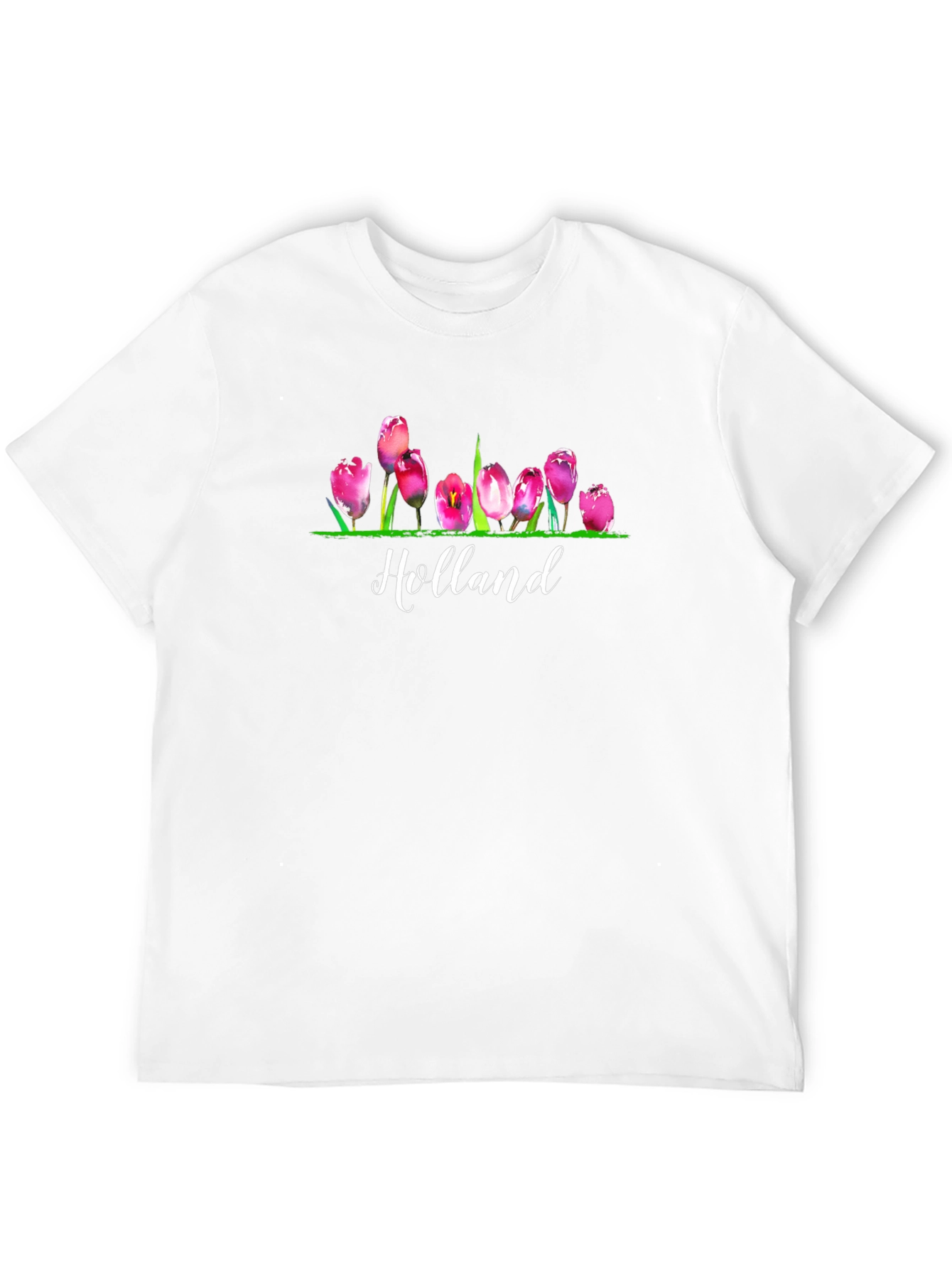 Holland Tulips Graphic T-Shirt