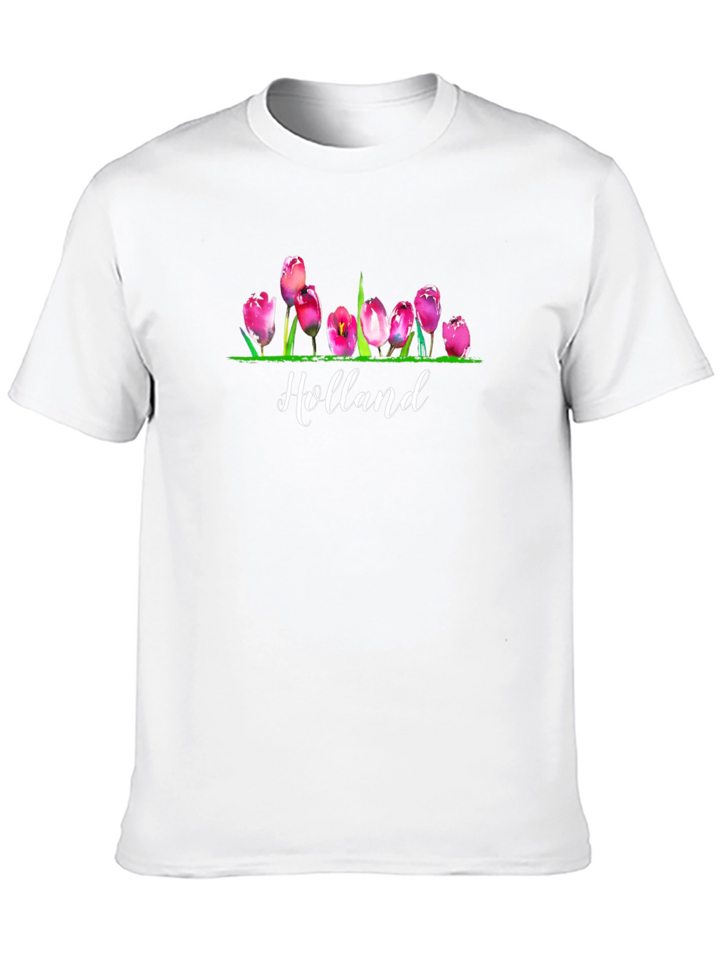 Holland Tulips Graphic T-Shirt