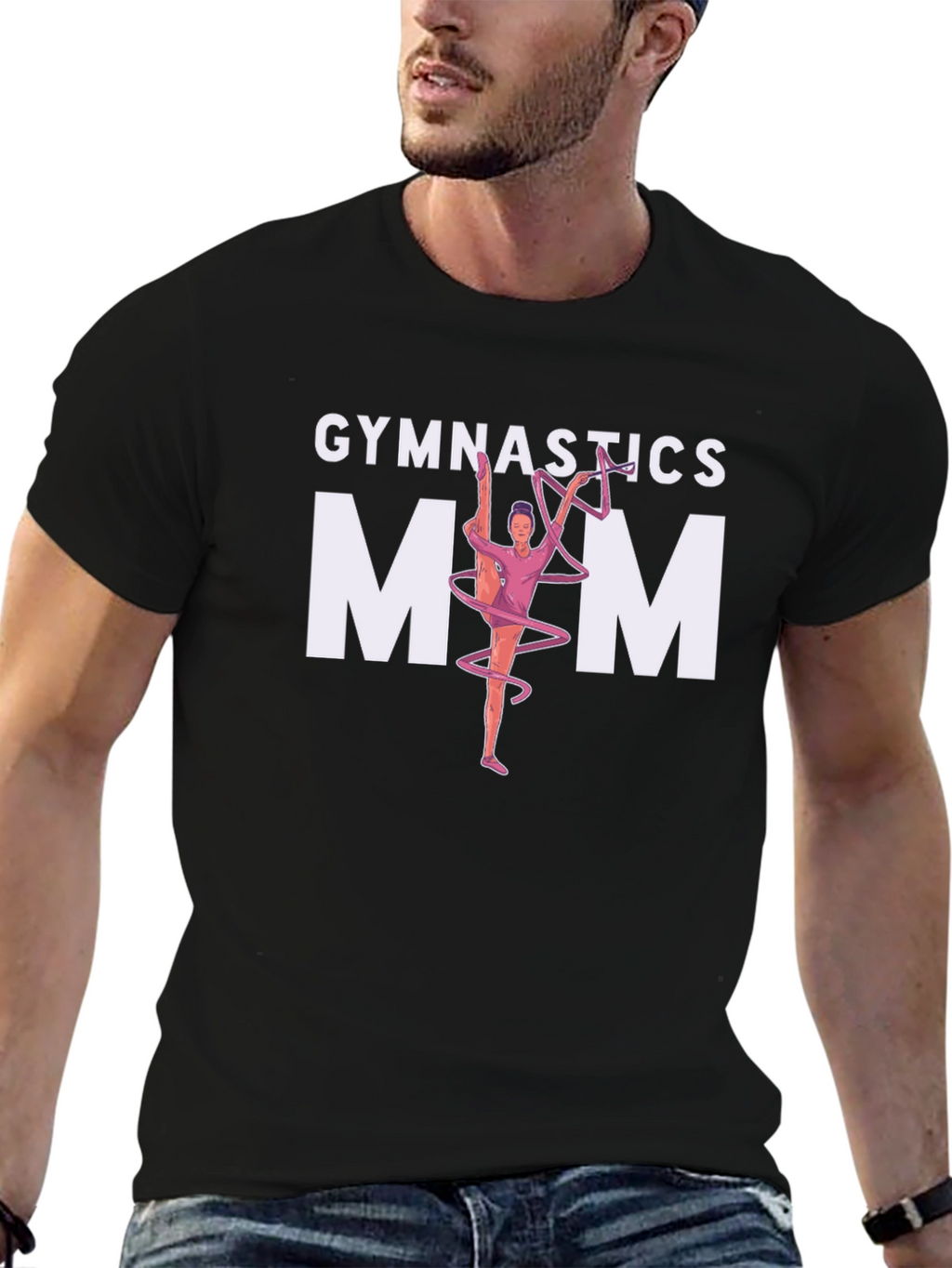 Gymnastics Mom T-Shirt - Black