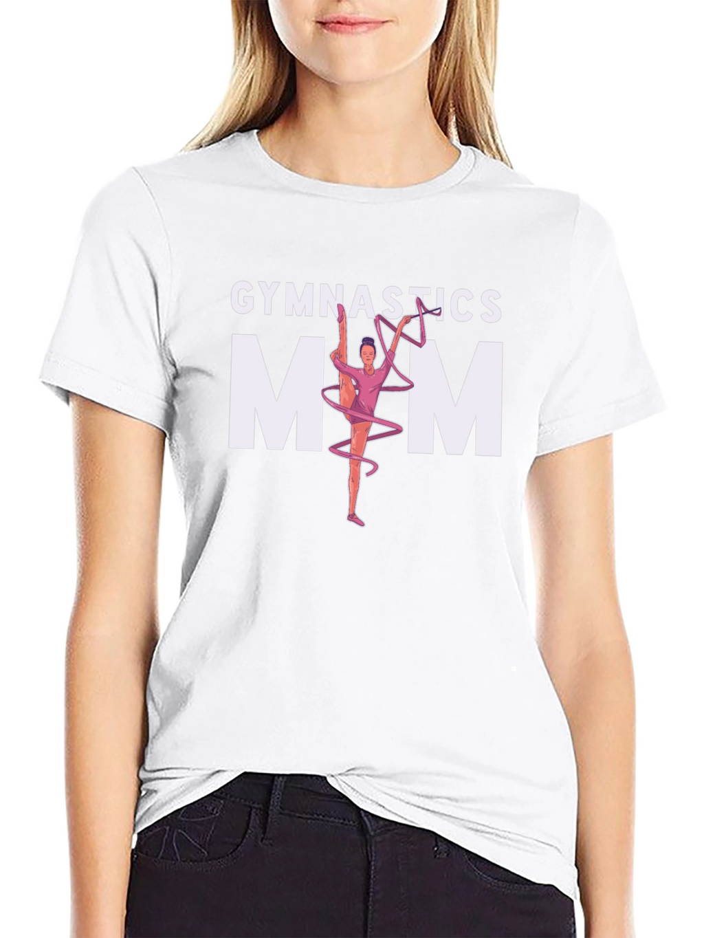 Gymnastics Mom T-Shirt - Black